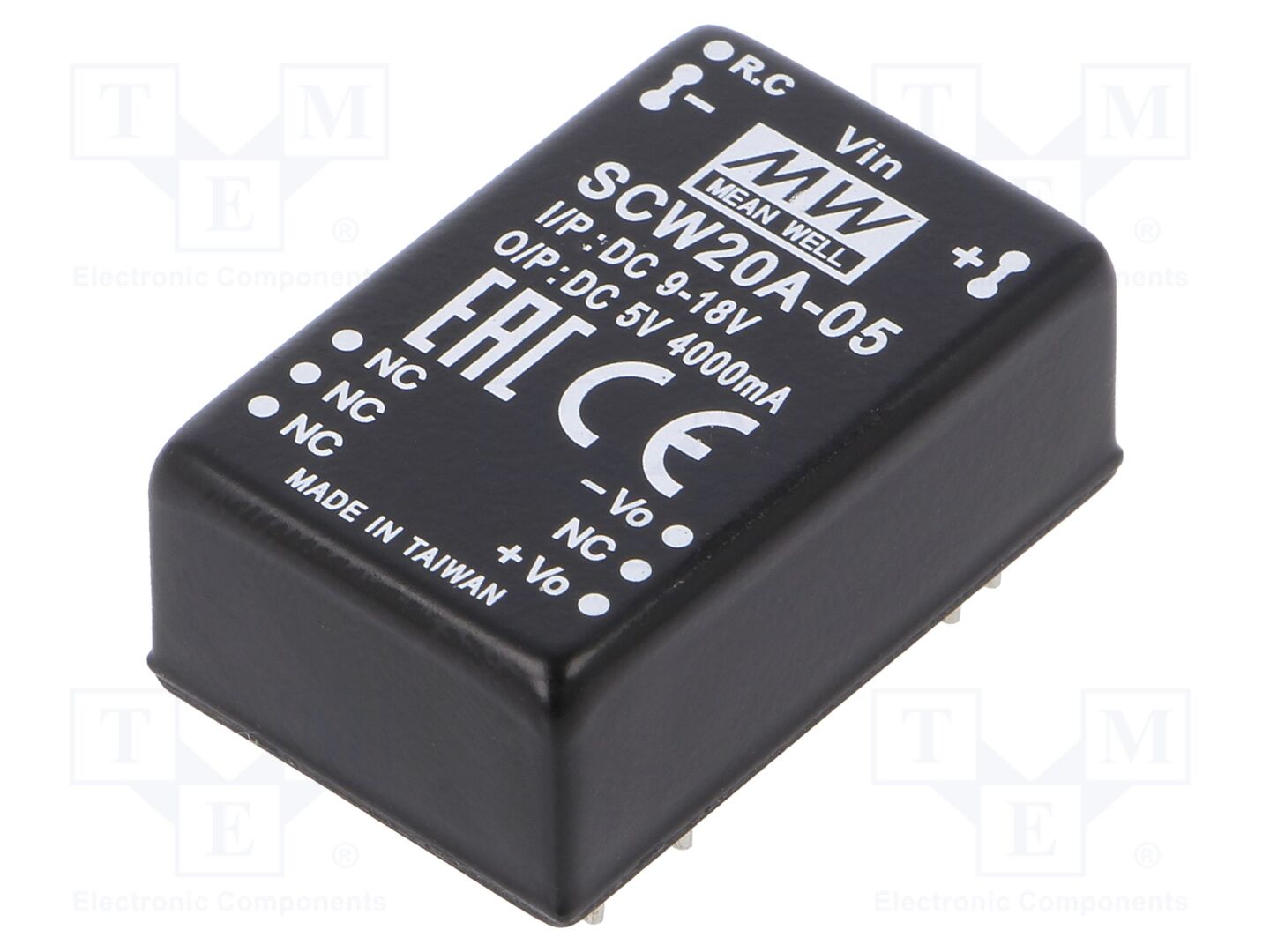 MEAN WELL SCW20A-05 DC/DC Muunnin 20W