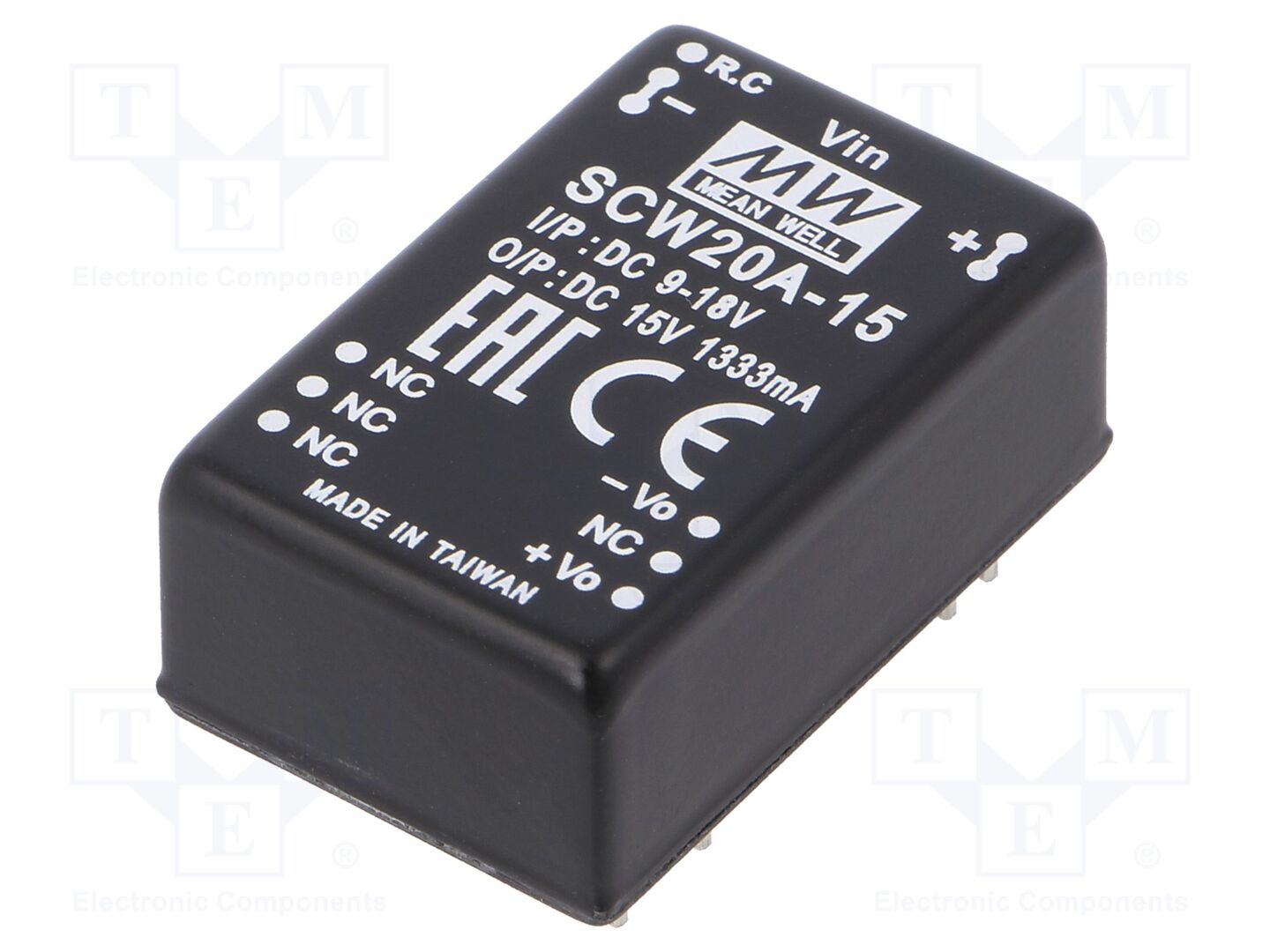 MEAN WELL SCW20A-15 DC/DC Muunnin 20W