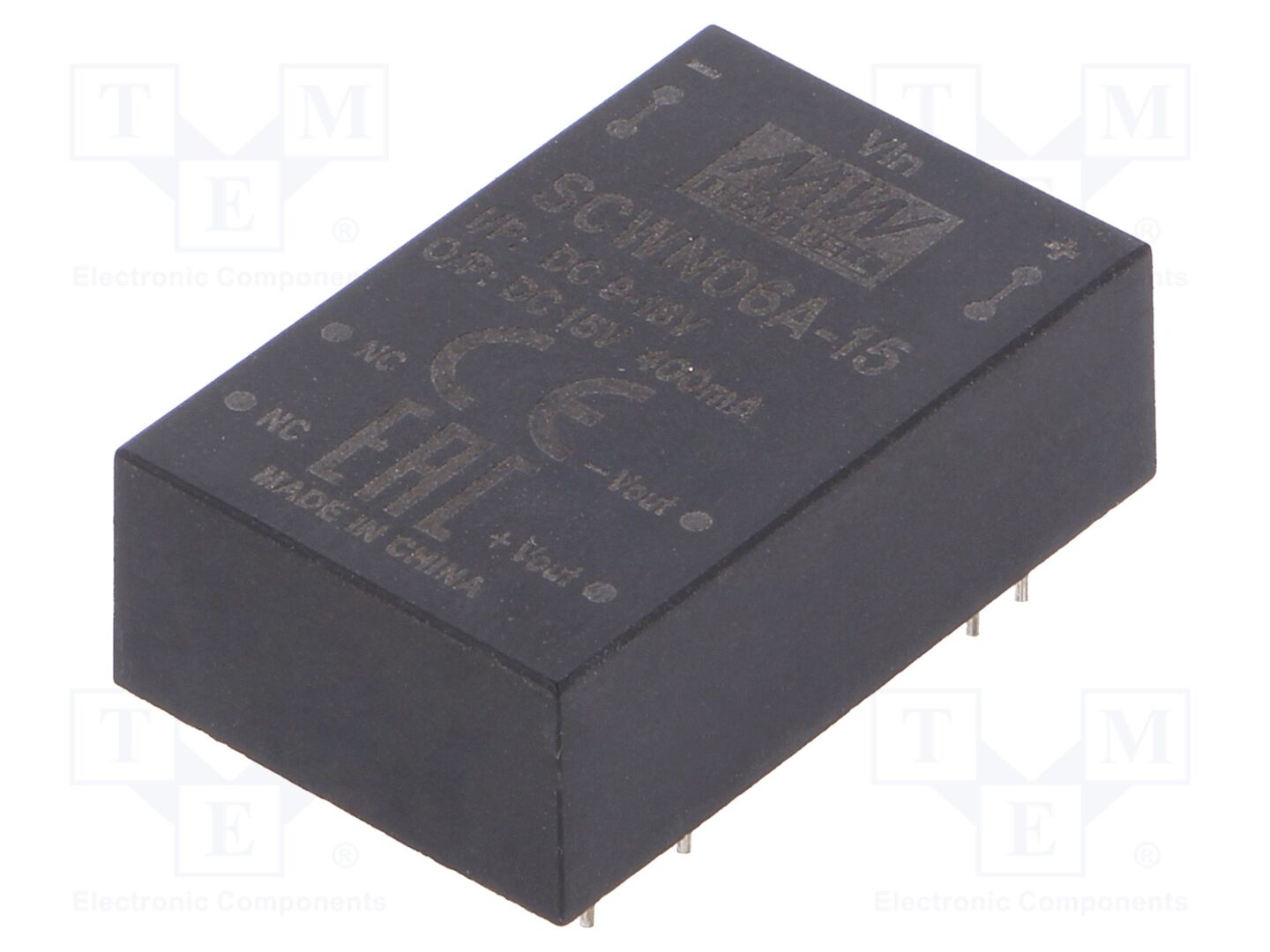MEAN WELL SCWN06A-15 DC/DC Muunnin 6W