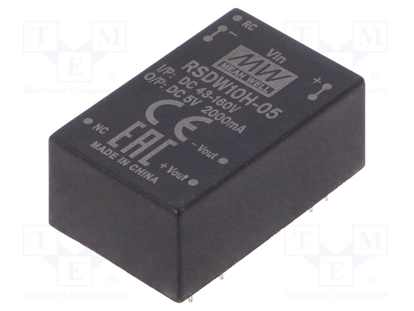 MEAN WELL RSDW10H-05 DC/DC Muunnin 10W