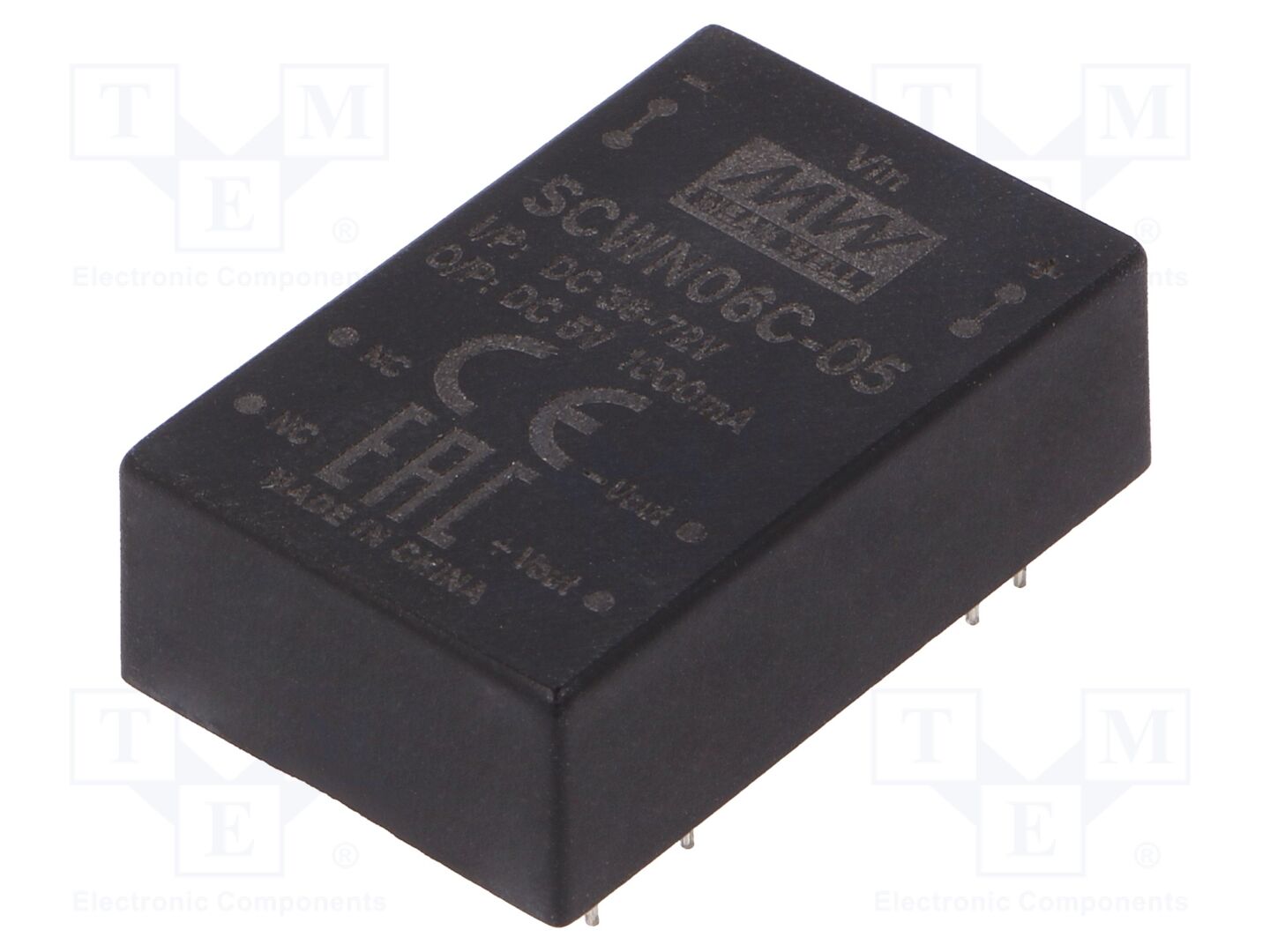 MEAN WELL SCWN06C-05 DC/DC Muunnin 6W