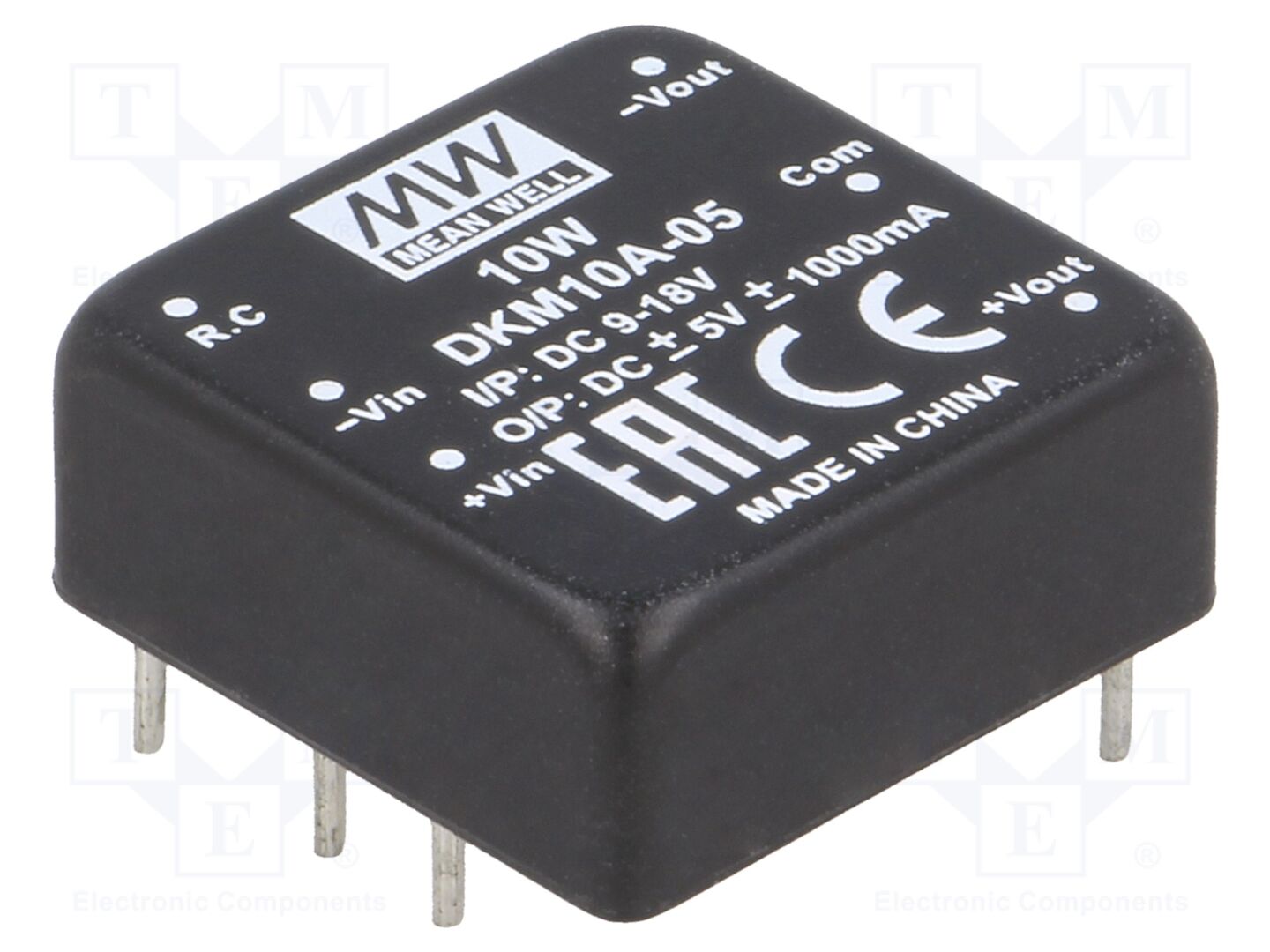 MEAN WELL DKM10A-05 DC/DC-muunnin 10W