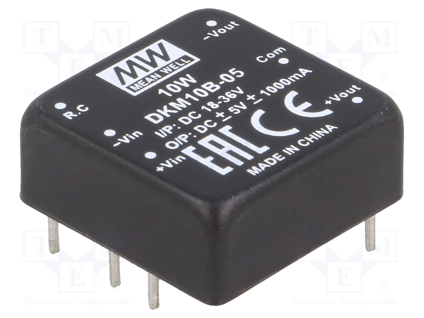MEAN WELL DKM10B-05 DC/DC-muunnin 10W