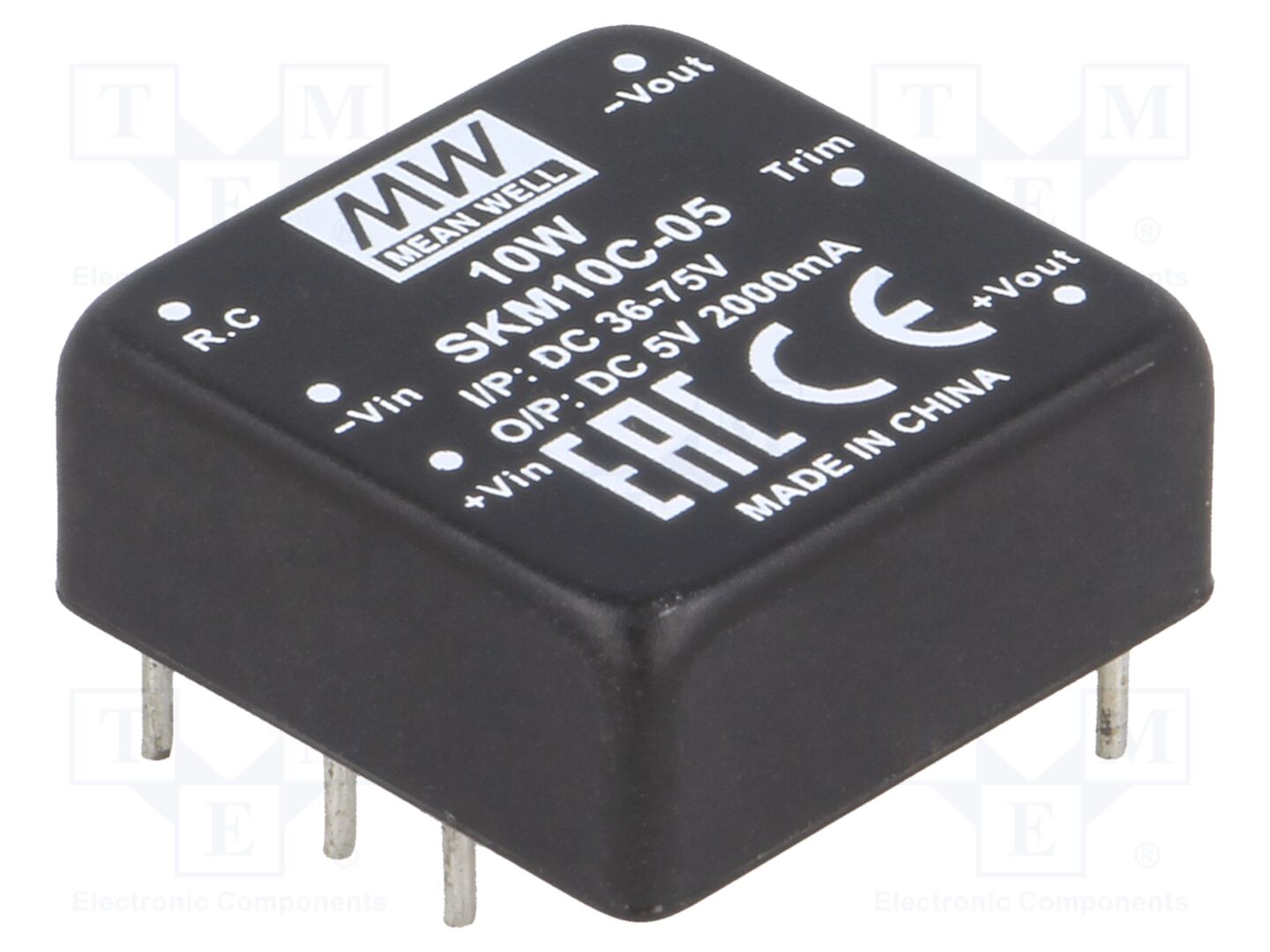 MEAN WELL SKM10C-05 DC/DC-muunnin 10W