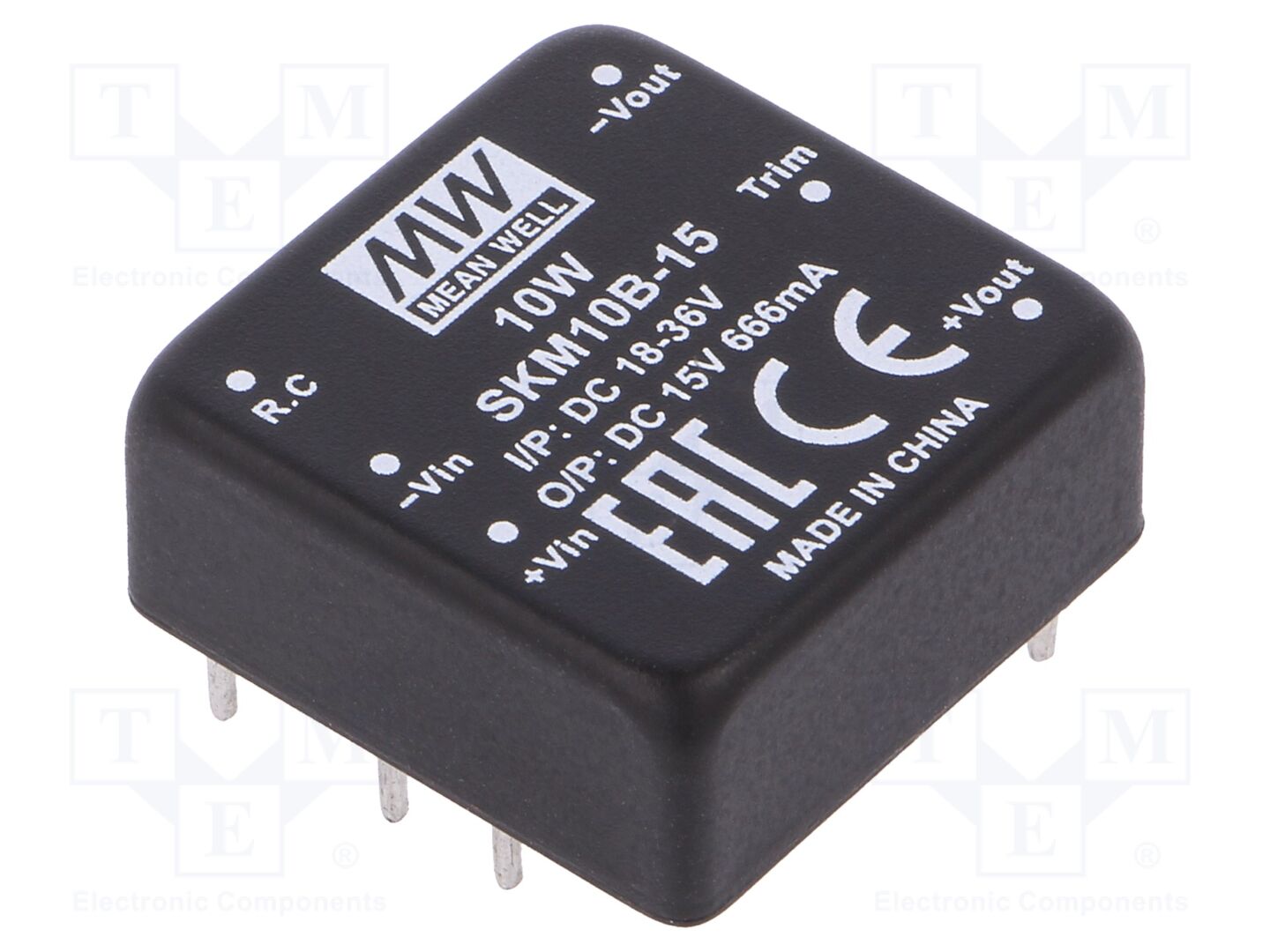 MEAN WELL SKM10B-15 DC/DC-muunnin 10W