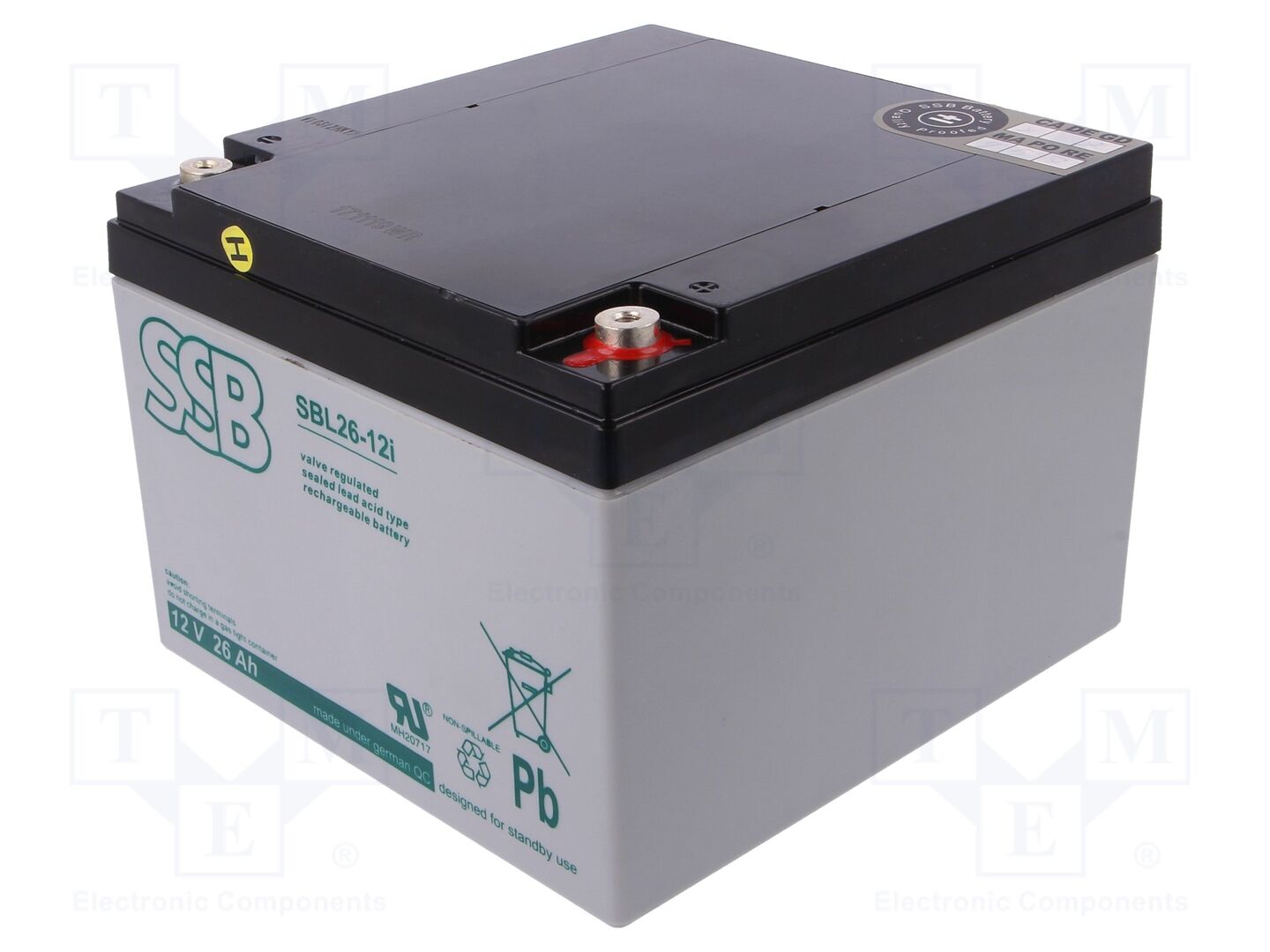 SSB ACCU-HP26-12I/S Lyijyakku 12V