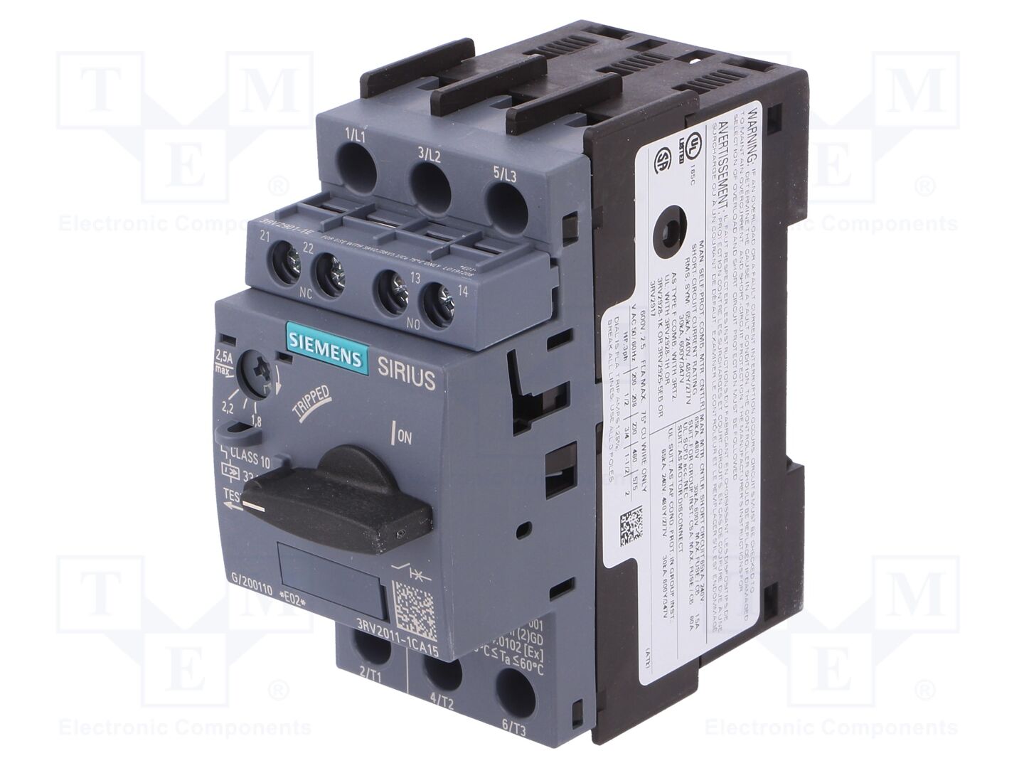 SIEMENS 3RV2011-1CA15 Moottorinsuojakatkaisija 0.75kW