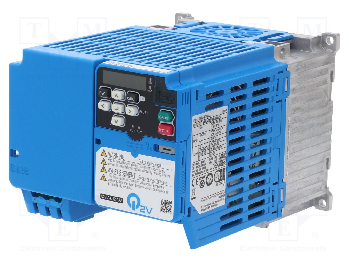OMRON Q2V-A4012AAA Taajuusmuuttaja 4/5.5kW