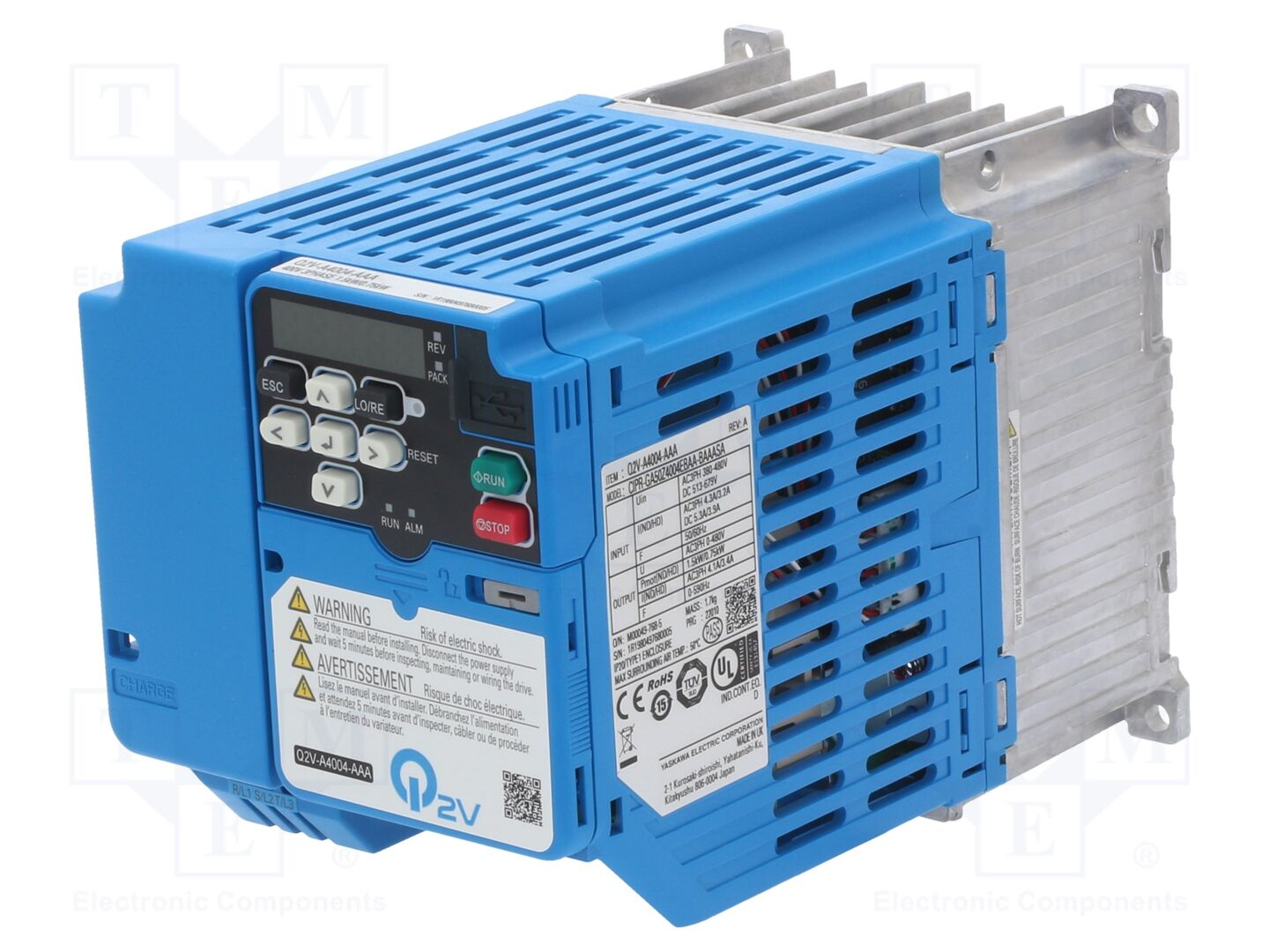 OMRON Q2V-A4004AAA Vektori-invertteri 1.1/1.5kW