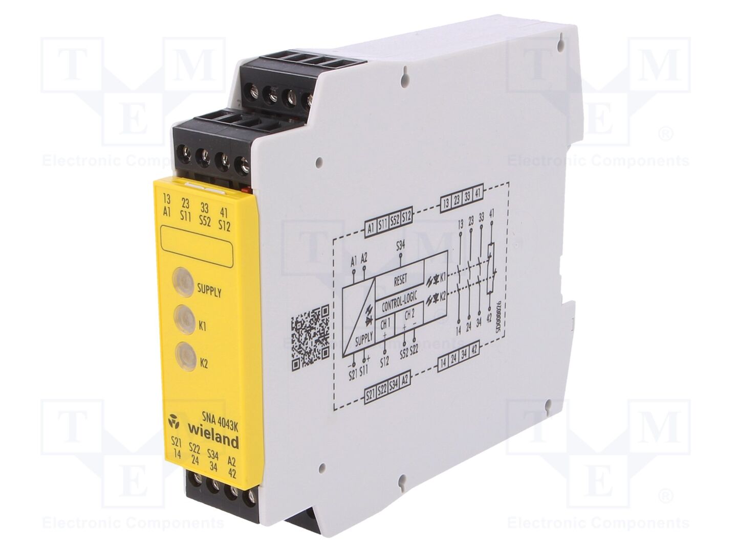 WIELAND R1.188.1810.0 Safety Switches - Control Modules 24VAC