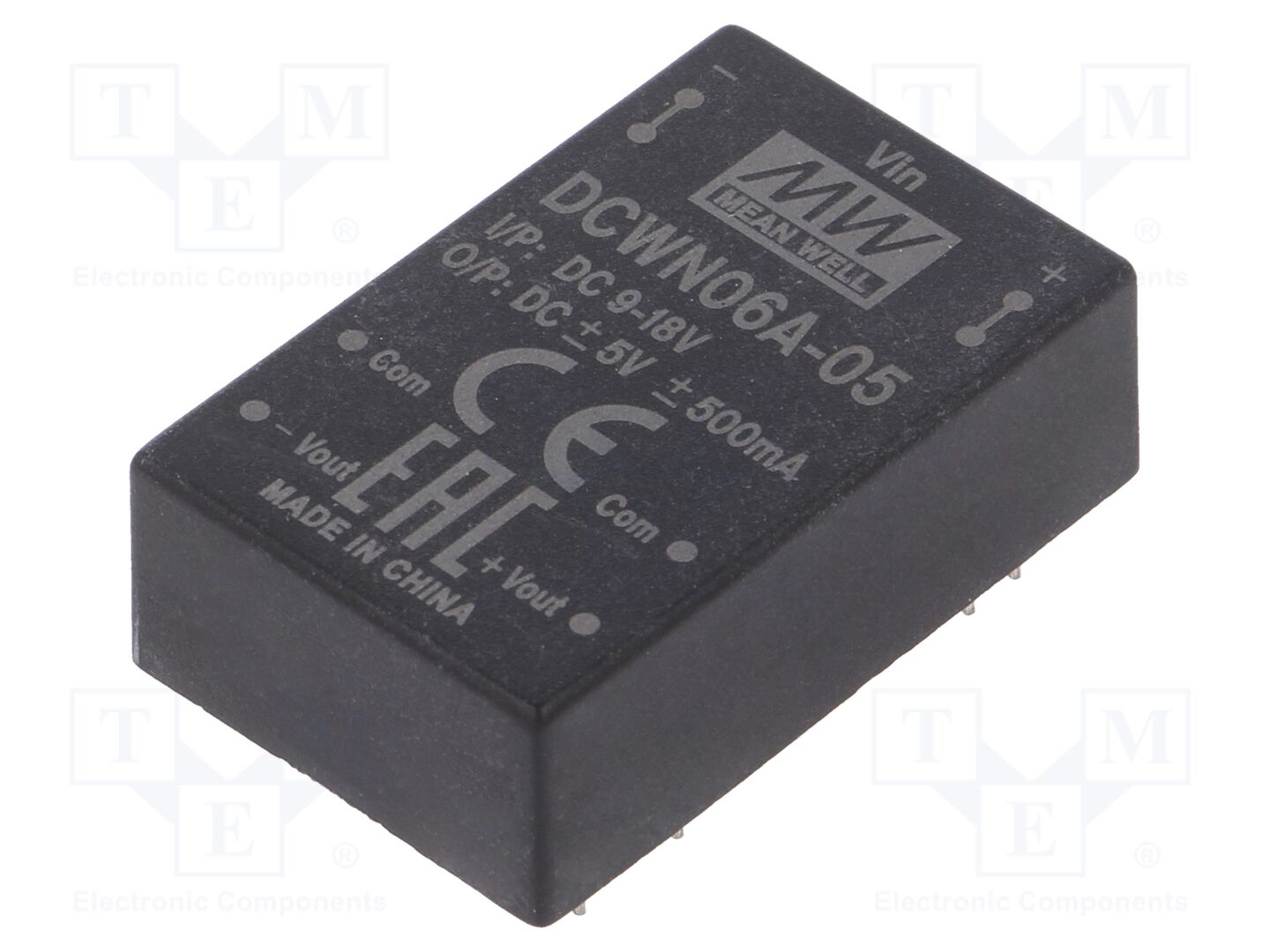 MEAN WELL DCWN06A-05 DC/DC Muunnin 6W