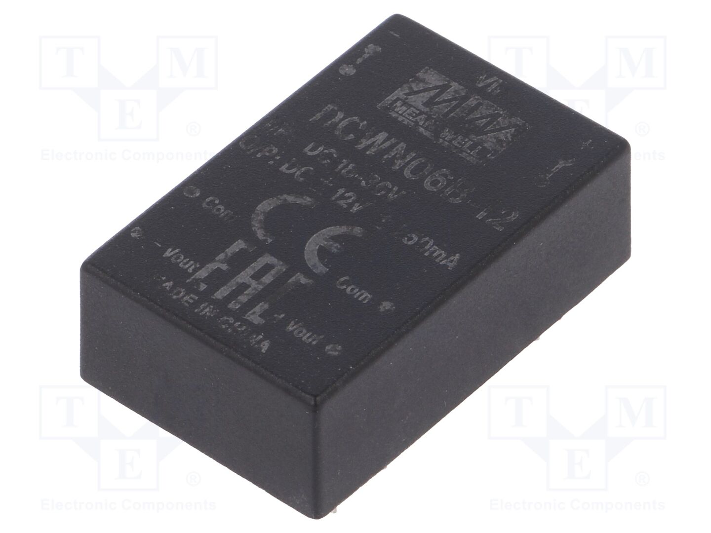 MEAN WELL DCWN06B-12 DC/DC-muunnin 6W