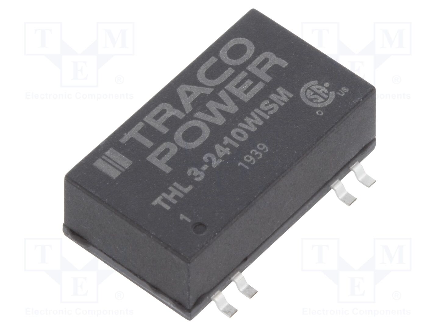 TRACO POWER THL 3-2410WISM DC/DC-muunnin 3W, 9-36VDC/3.3VDC
