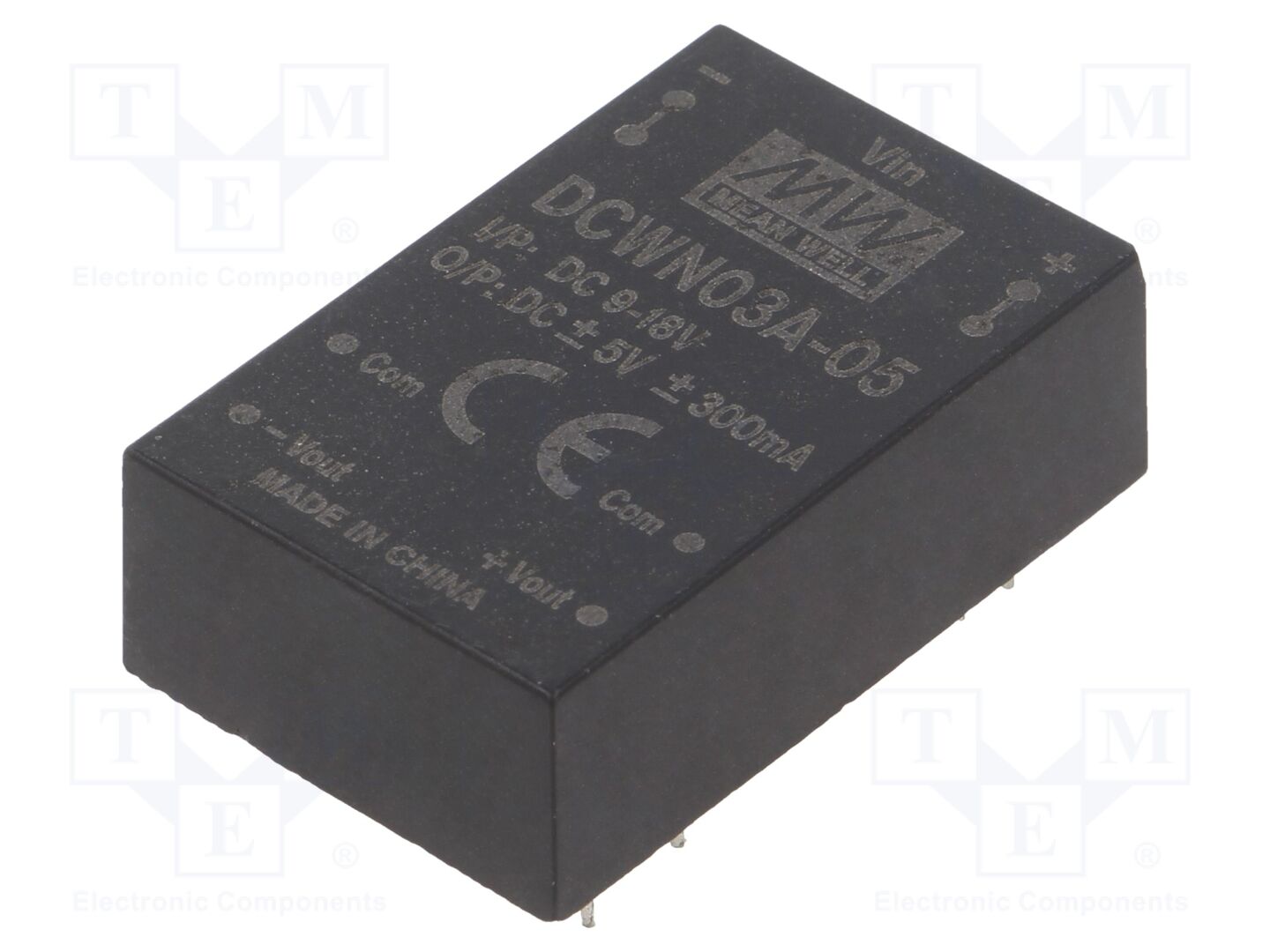 MEAN WELL DCWN03A-05 DC/DC Muunnin 3W