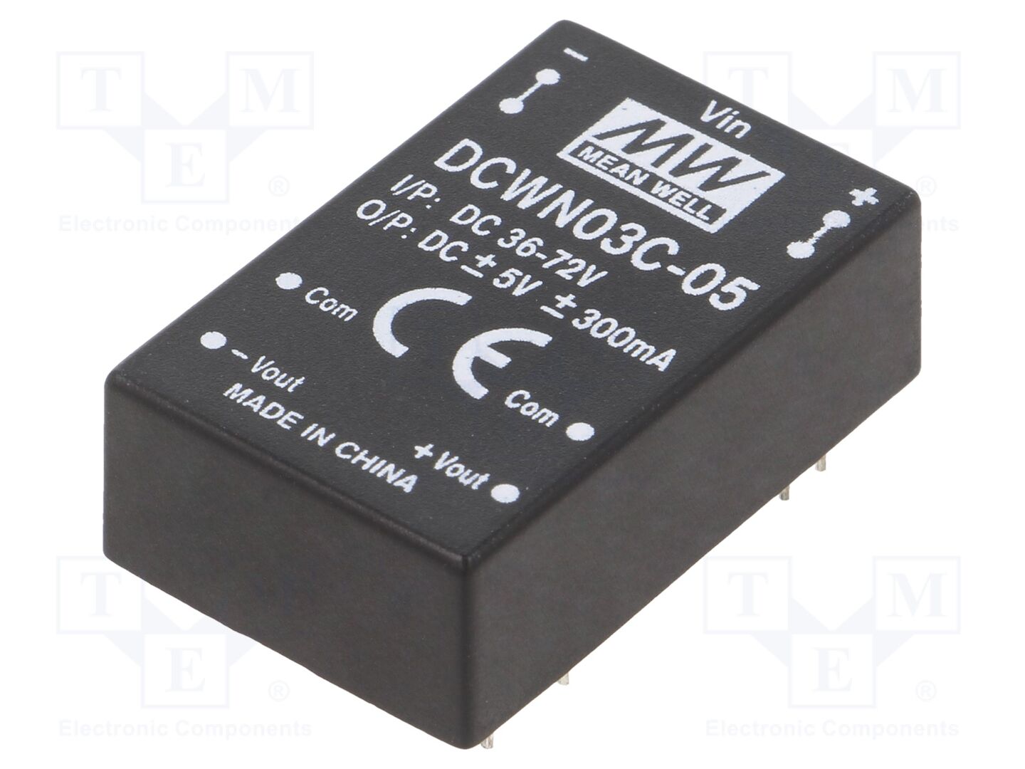 MEAN WELL DCWN03C-05 DC/DC Muunnin 3W