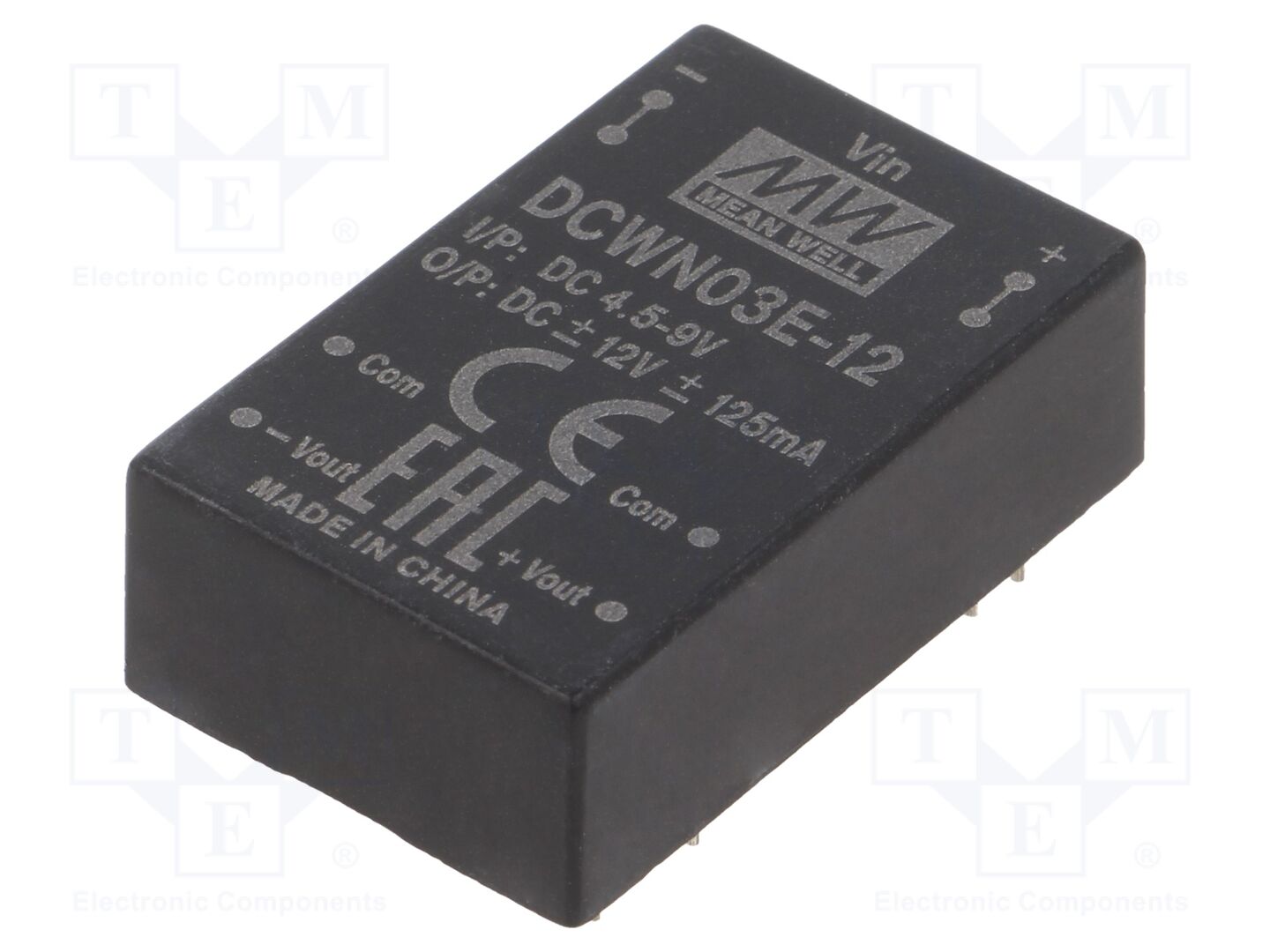 MEAN WELL DCWN03E-12 DC/DC Muunnin 3W