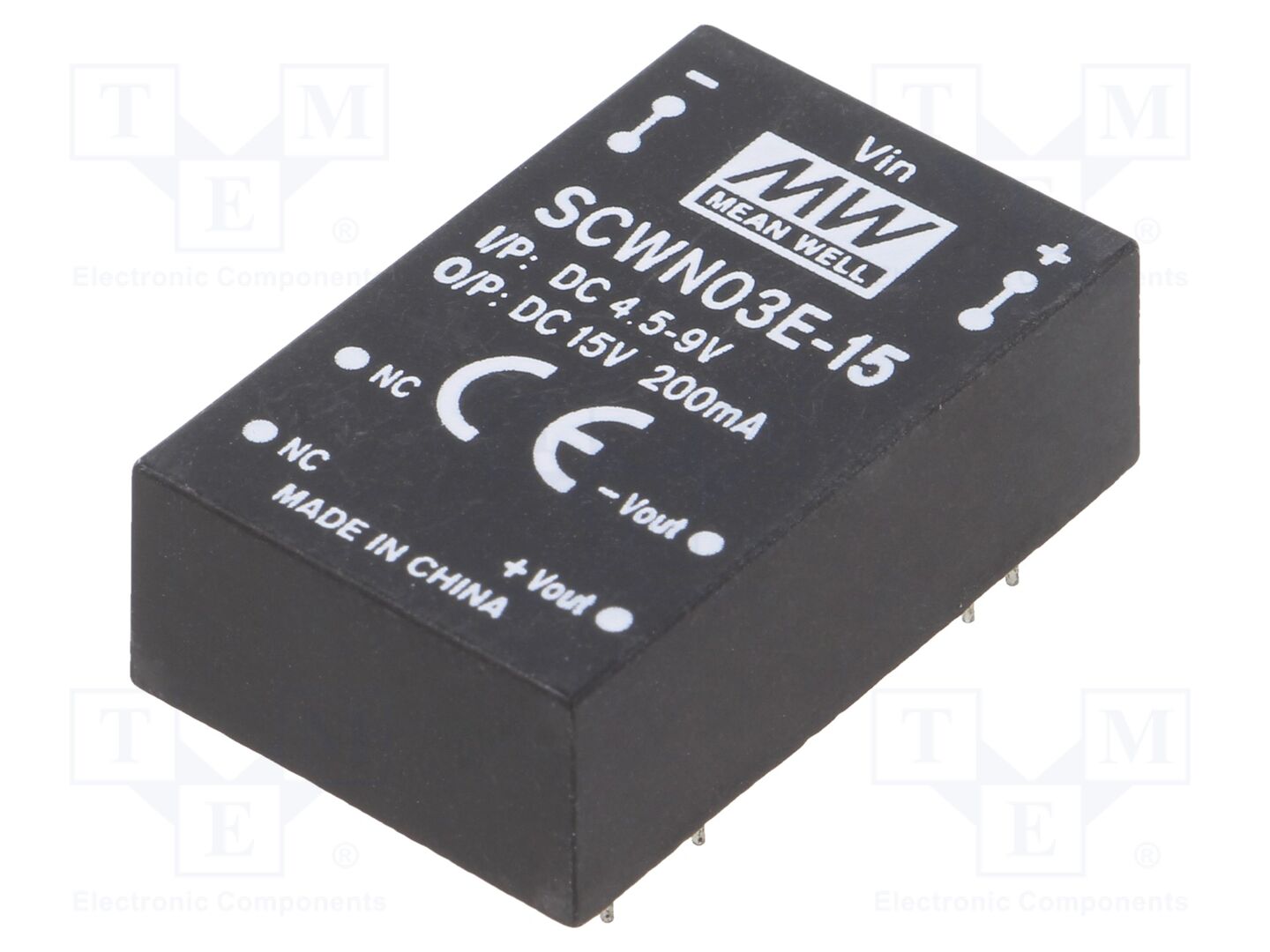 MEAN WELL SCWN03E-15 DC/DC Muunnin 3W