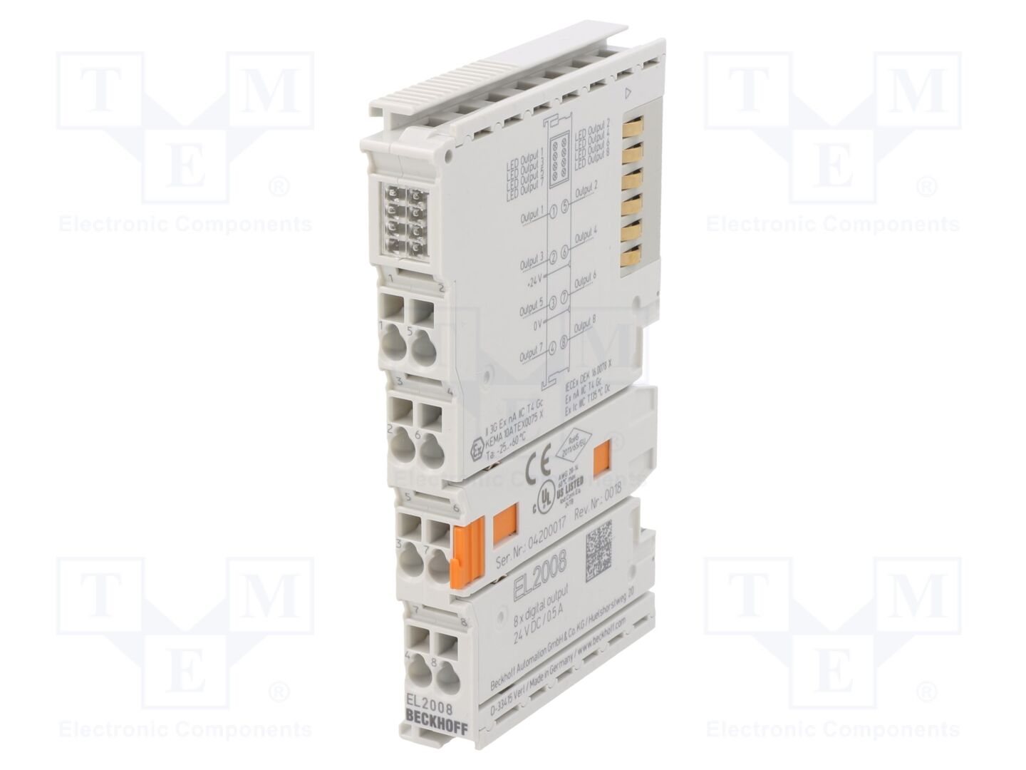 Beckhoff Automation EL2008 Digitaalinen lähtömoduuli 24VDC