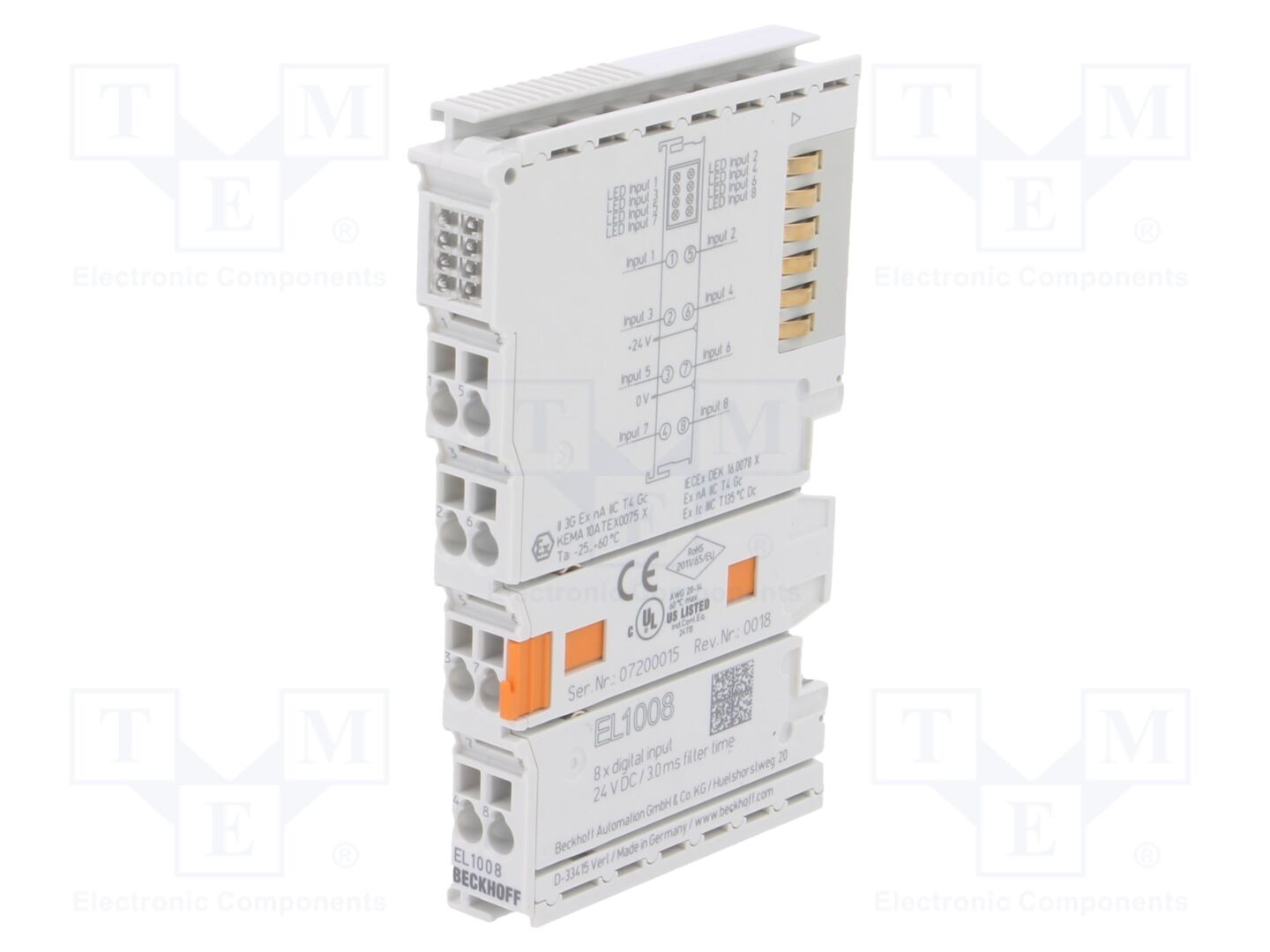 Beckhoff Automation EL1008 I/O-moduuli 24VDC