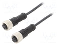 AMPHENOL LTW M12A04FL12AFLSB001 Anturikaapeli M12 naaras 4-napainen