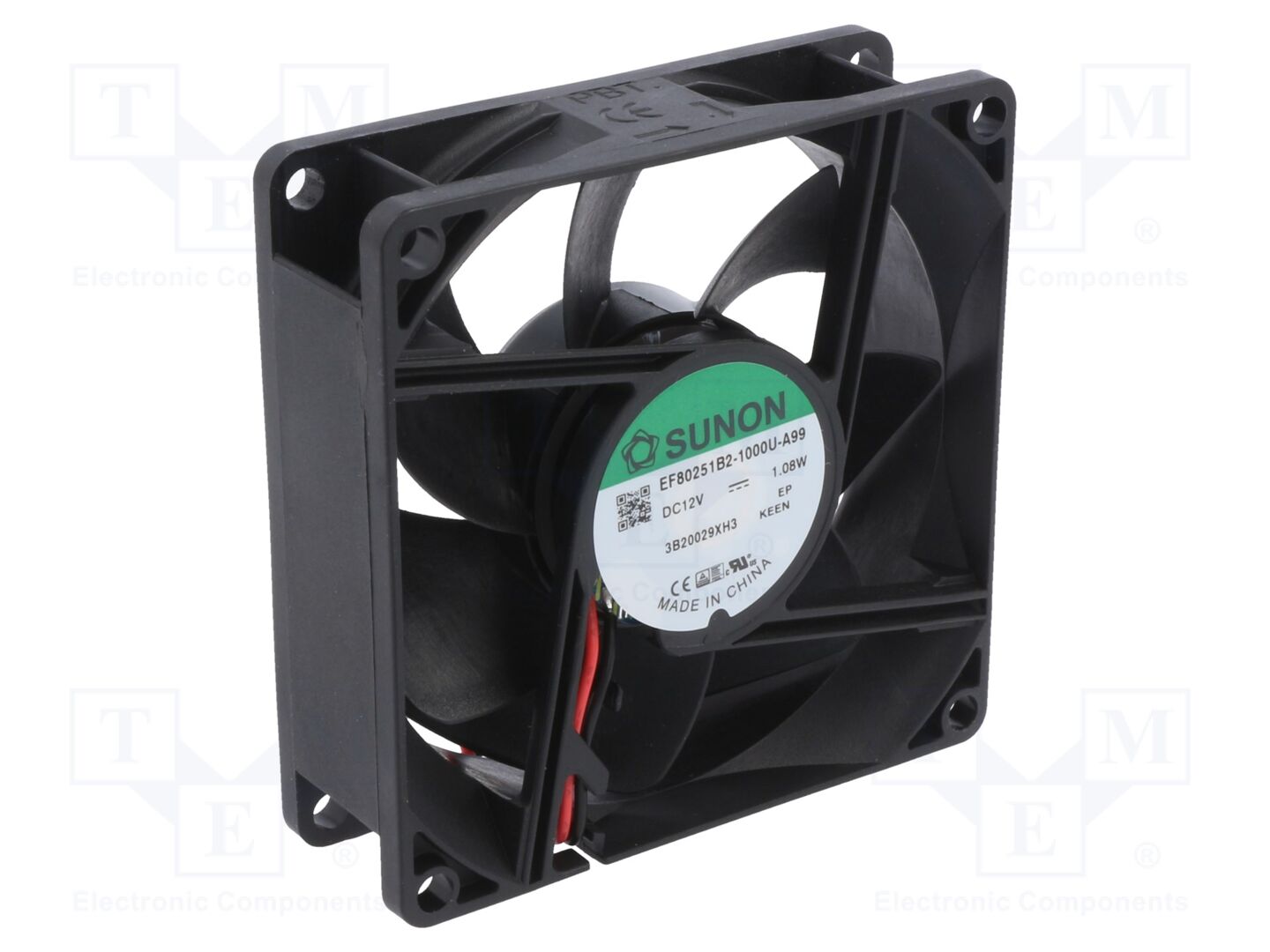SUNON EF80251B2-A99-A Aksiaalipuhallin 12VDC