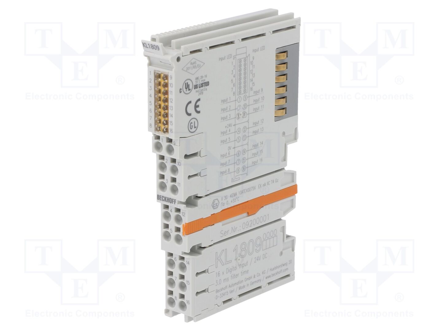 Beckhoff Automation KL1809 I/O-moduuli 24VDC