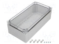 WEIDMÜLLER FPC 20/40/13 TRSP Yleiskotelo 200x400x132mm