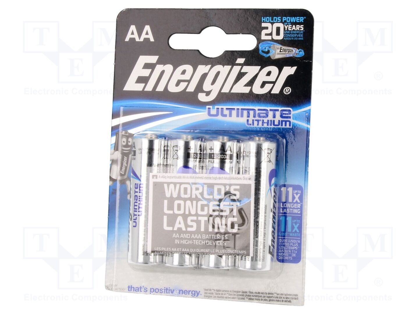 ENERGIZER BAT-FR6/EGL-B4 Litiumparisto AA 1.5V 3000mAh
