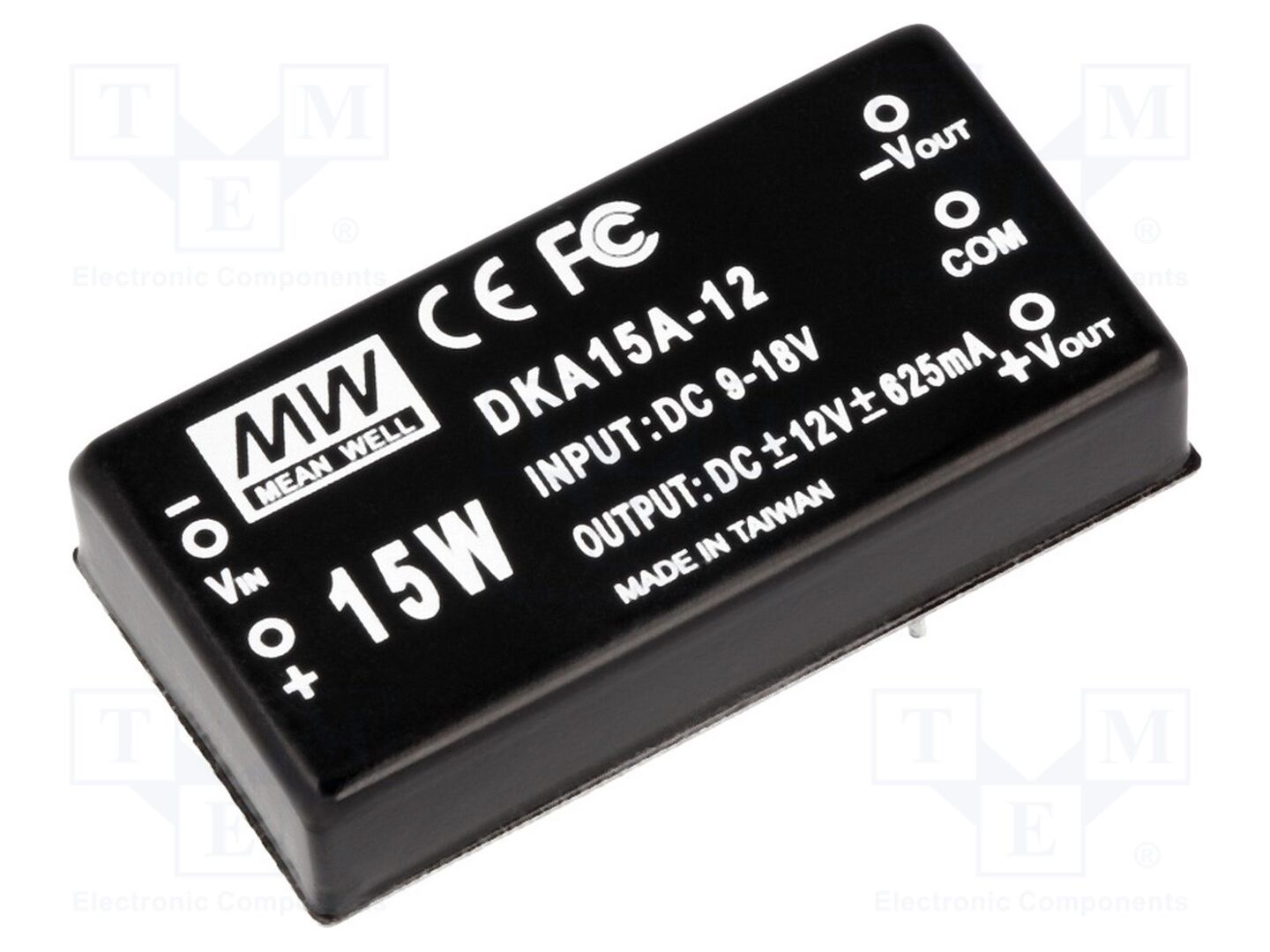 MEAN WELL DKA15A-12 DC/DC Converter 15W
