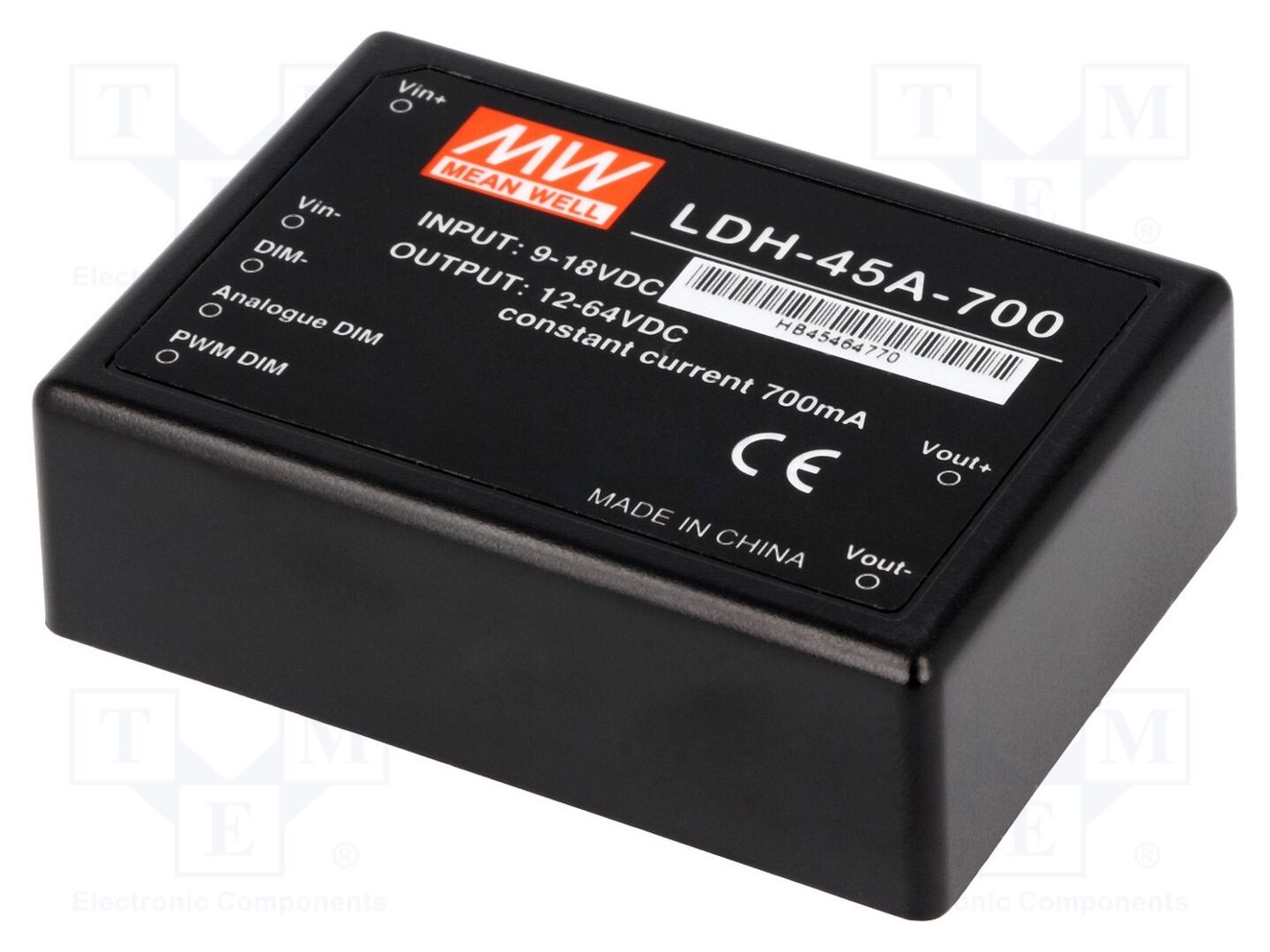 MEAN WELL LDH-45A-700 DC/DC-muunnin 44W