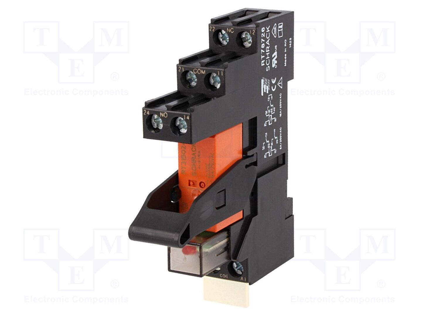 TE Connectivity RT3S5LC4 Liitäntärele 24VDC
