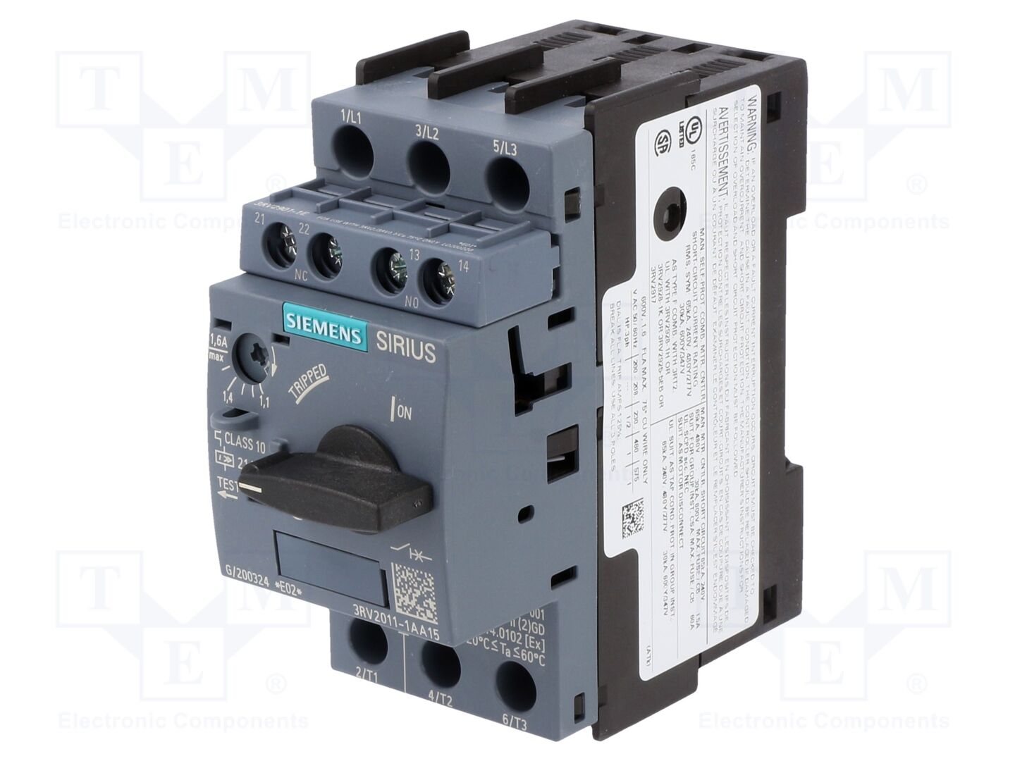 SIEMENS 3RV2011-1AA15 Moottorinsuojakatkaisija 0.55kW