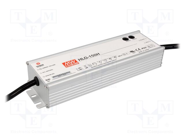 MEAN WELL HLG-150H-30A LED-virtalähde 150W 30VDC