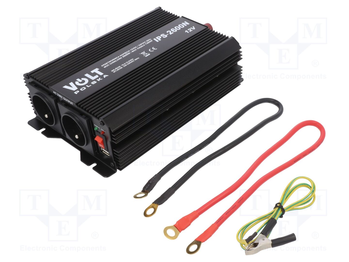 VOLT POLSKA IPS2600/12V-N DC/AC muunnin 1300W 230VAC