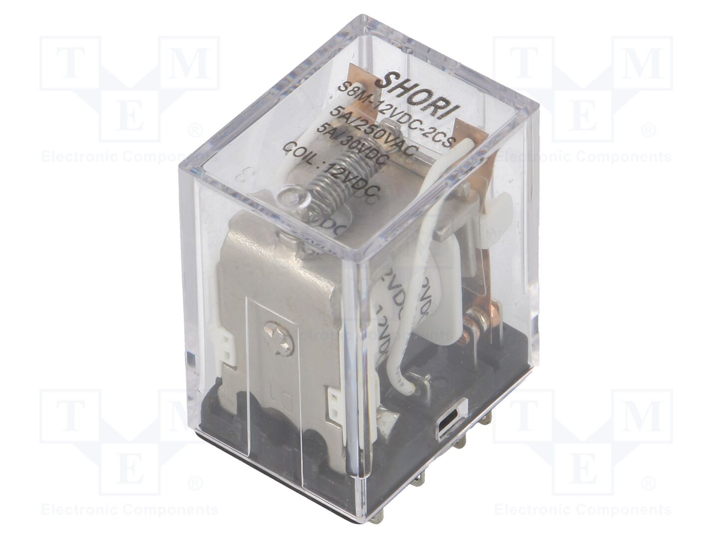 SHORI ELECTRIC S8M-12VDC-2CS Sähkömagneettinen rele 12VDC