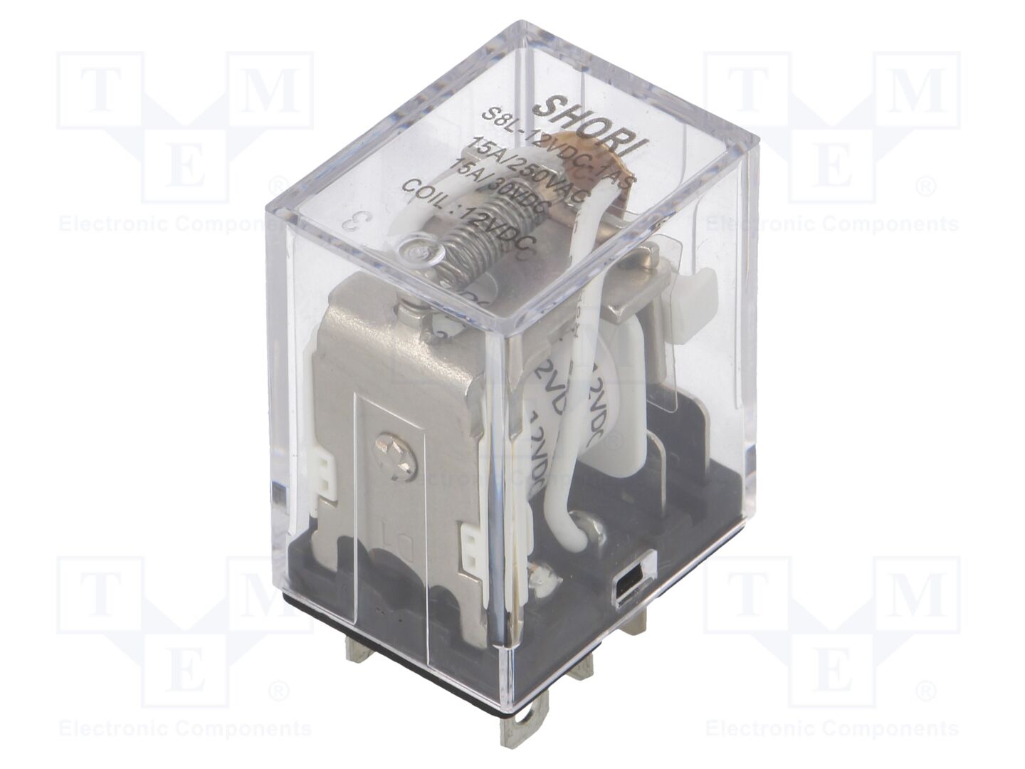 SHORI ELECTRIC S8L-12VDC-1AS Sähkömagneettinen rele 12VDC
