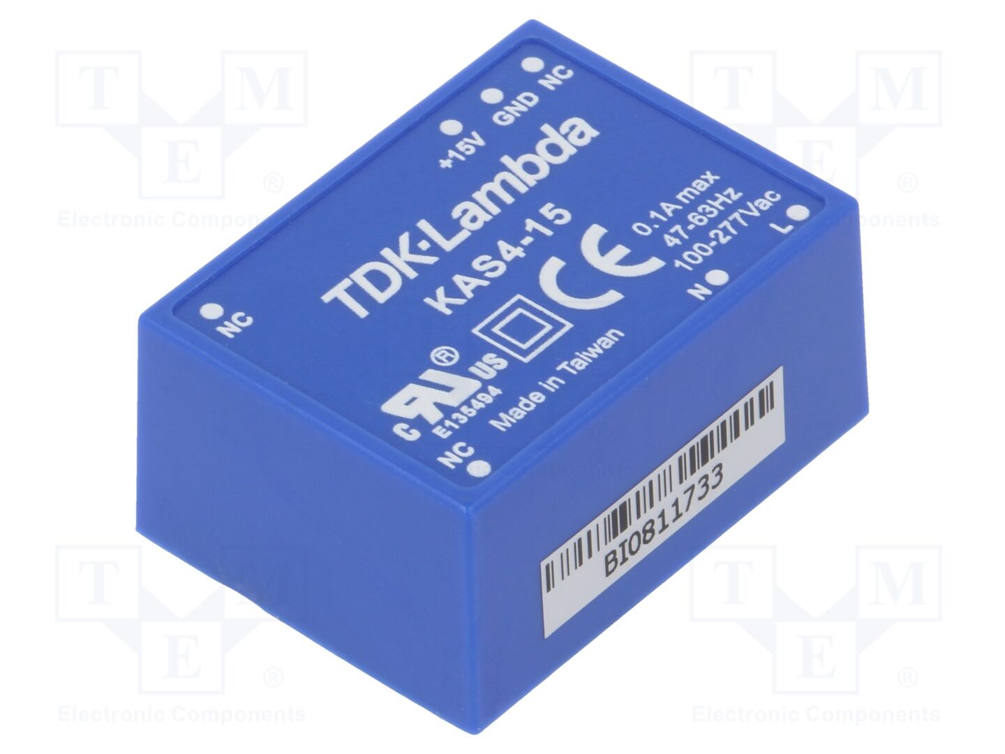 TDK-LAMBDA KAS4-15 AC/DC-muunnin 4W