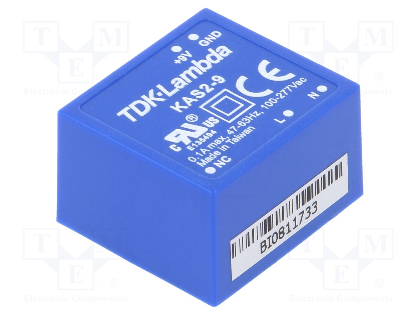 TDK-LAMBDA KAS2-9 AC/DC-muunnin 2W