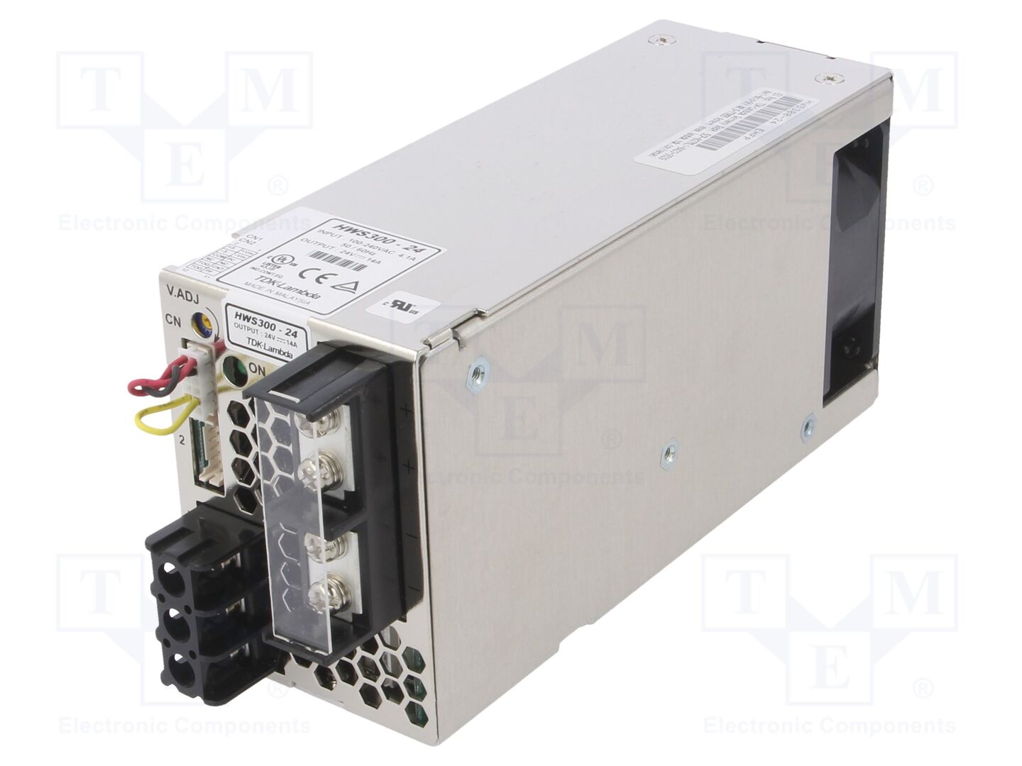 TDK-LAMBDA HWS300-24 Sisäänrakennettu kytkentäsähkölaite 336W 24VDC