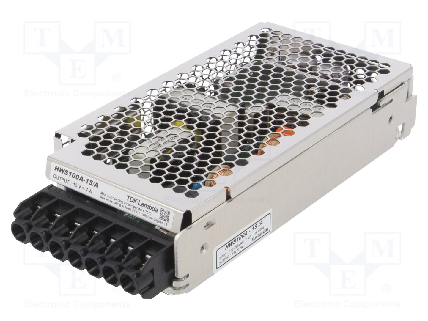 TDK-LAMBDA HWS100A-15/A Kytkinlähde 105W 15VDC 7A