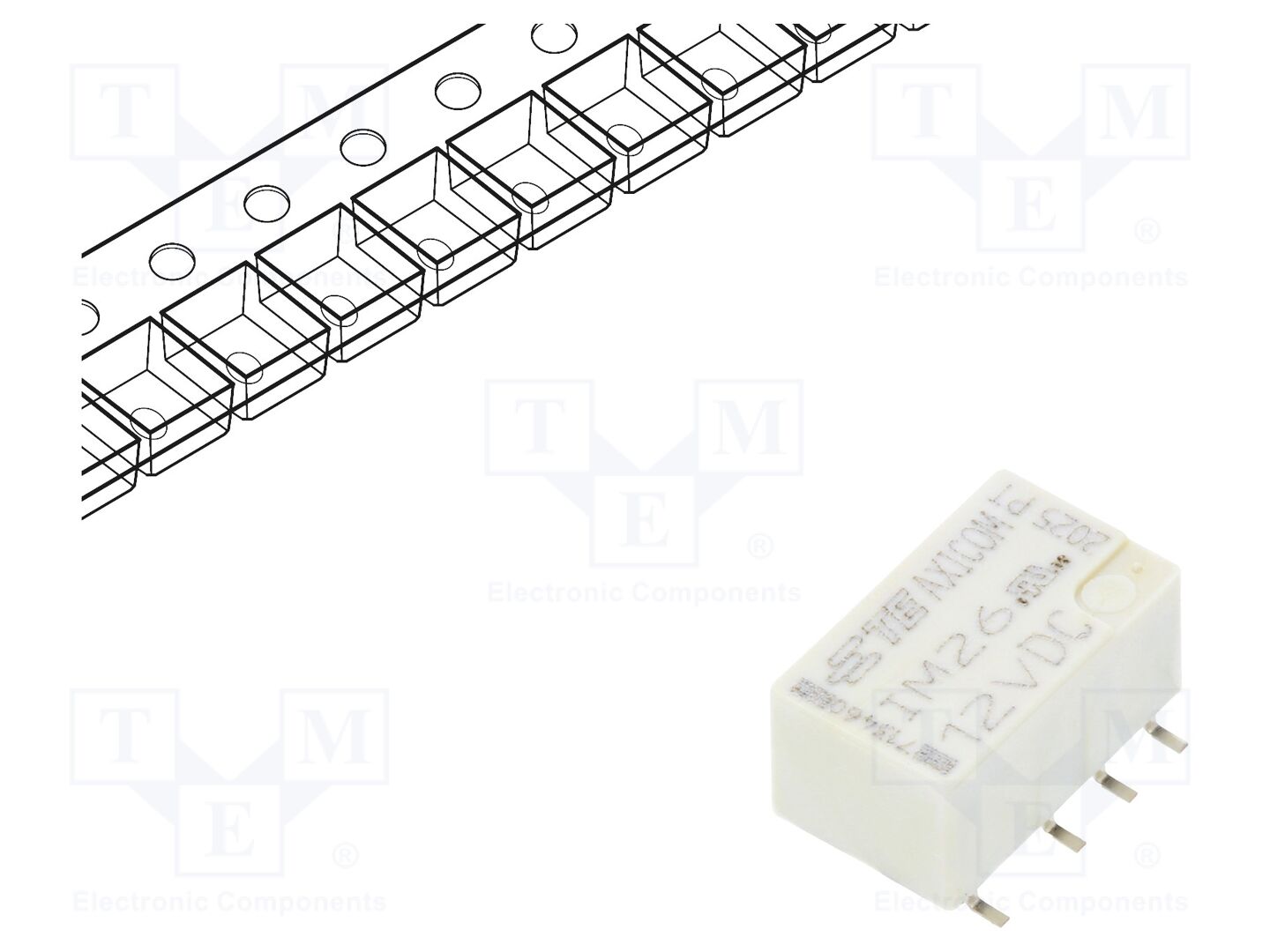 TE Connectivity IM26GR Elektromagneettinen rele 12VDC