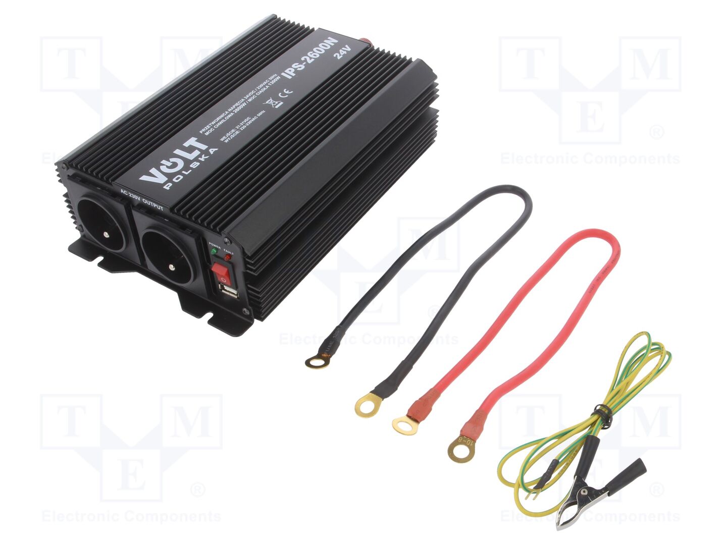 VOLT POLSKA IPS2600/24V-N DC/AC muunnin 1300W 24VDC