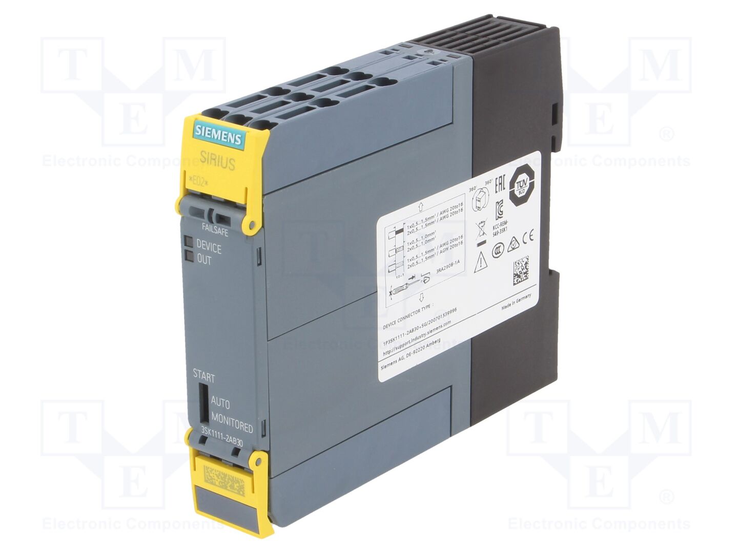 SIEMENS 3SK1111-2AB30 Turvarele 24VAC/24VDC
