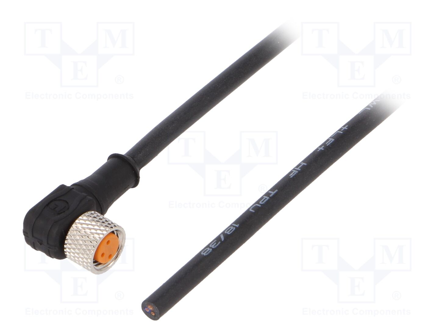 LUTRONIC 080503300-5M Anturikaapeli M8 naaras 5m