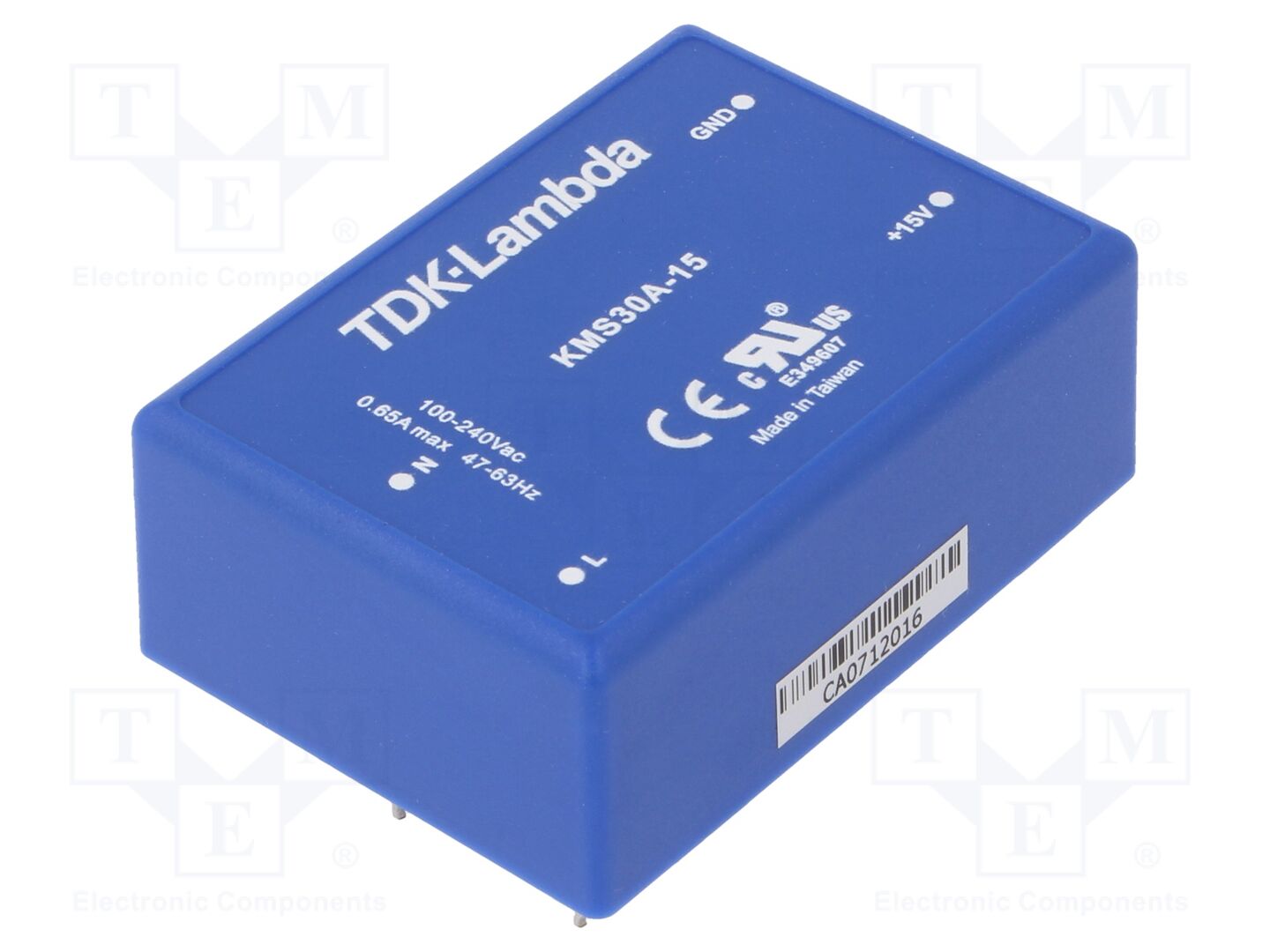 TDK-LAMBDA KMS30A-15 AC/DC-muunnin 30W