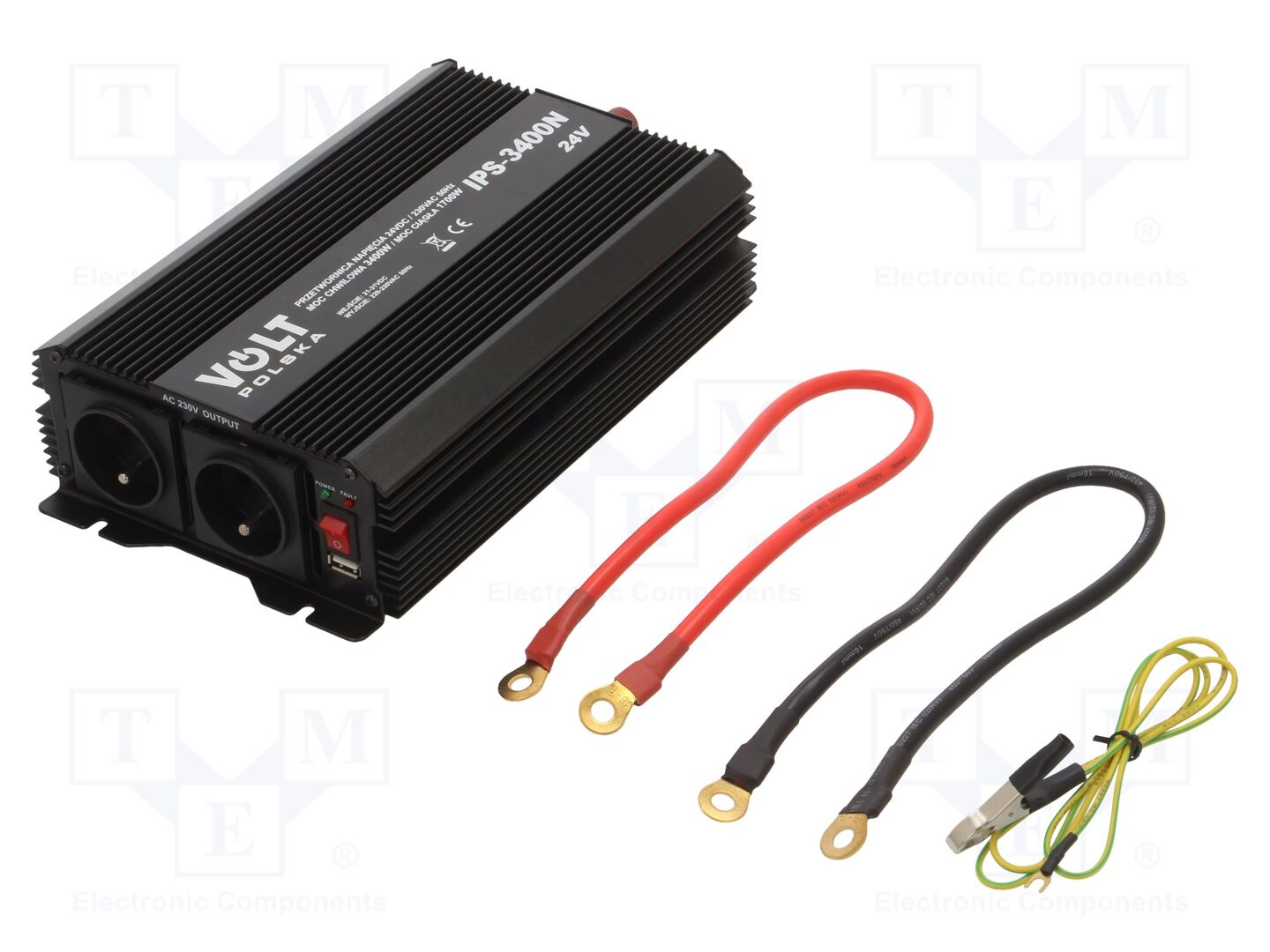VOLT POLSKA IPS3400/24V-N DC/AC muunnin 1700W 230VAC