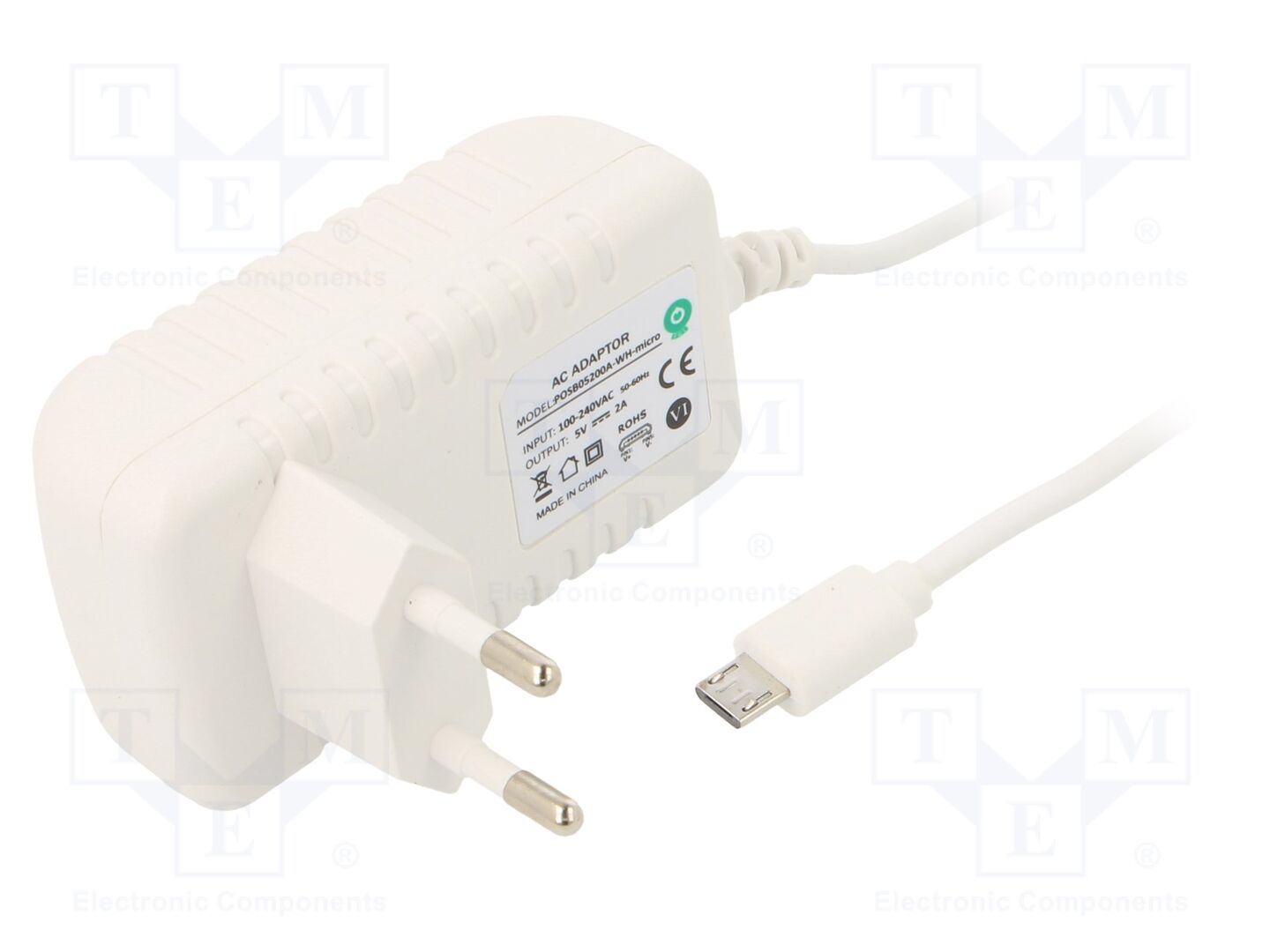 POS POSB05200A-WHMICRO Kytkinmuuntaja 5VDC pistotulppa