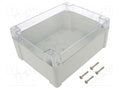 KRADEX ZP240190105SJP-PC Yleiskotelo 240x190x105mm