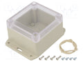 HAMMOND HM-RP1065BFC Yleiskotelo 80x85x55mm
