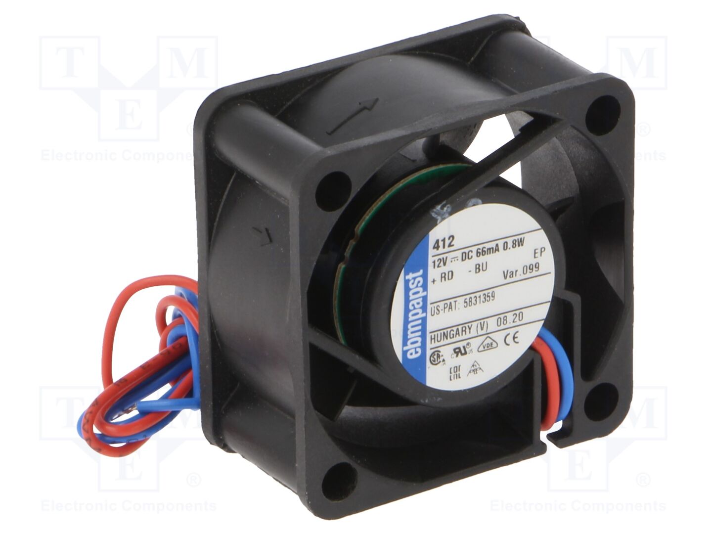 EBM-PAPST 412-099 Aksiaalituuletin 12VDC
